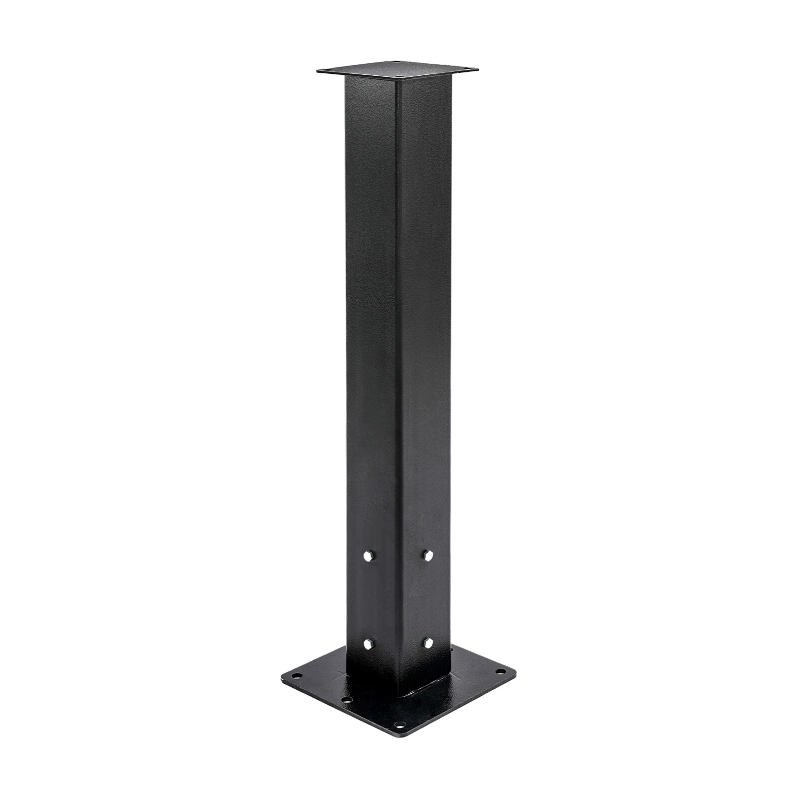 Mailbox Post with Post Base Mailbox Mounting Post Mailbox Post for Outside Black