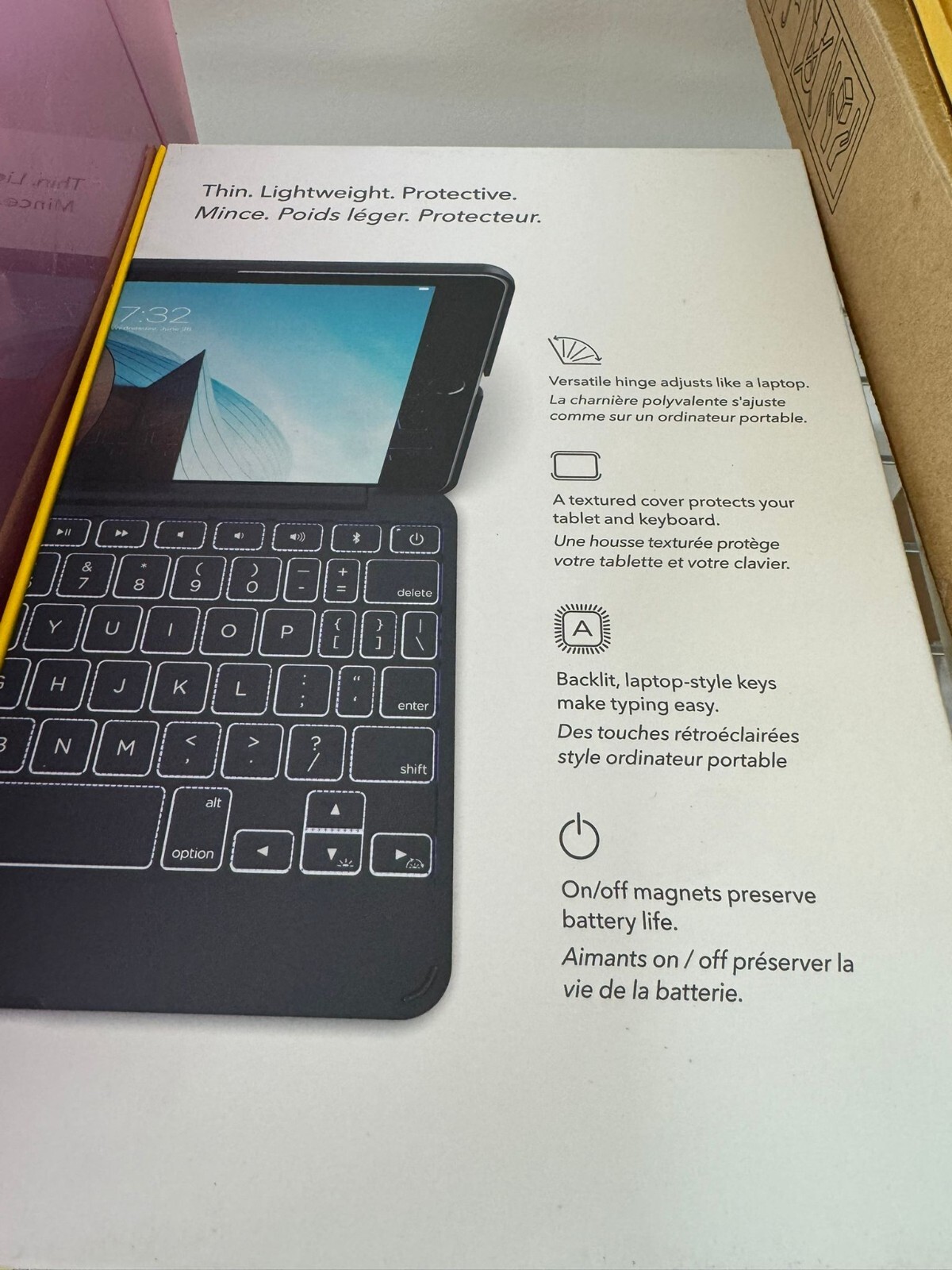 ZAGG Folio Wireless Keyboard Case - ipad mini 5th Gen 7.9" iPad mini 5