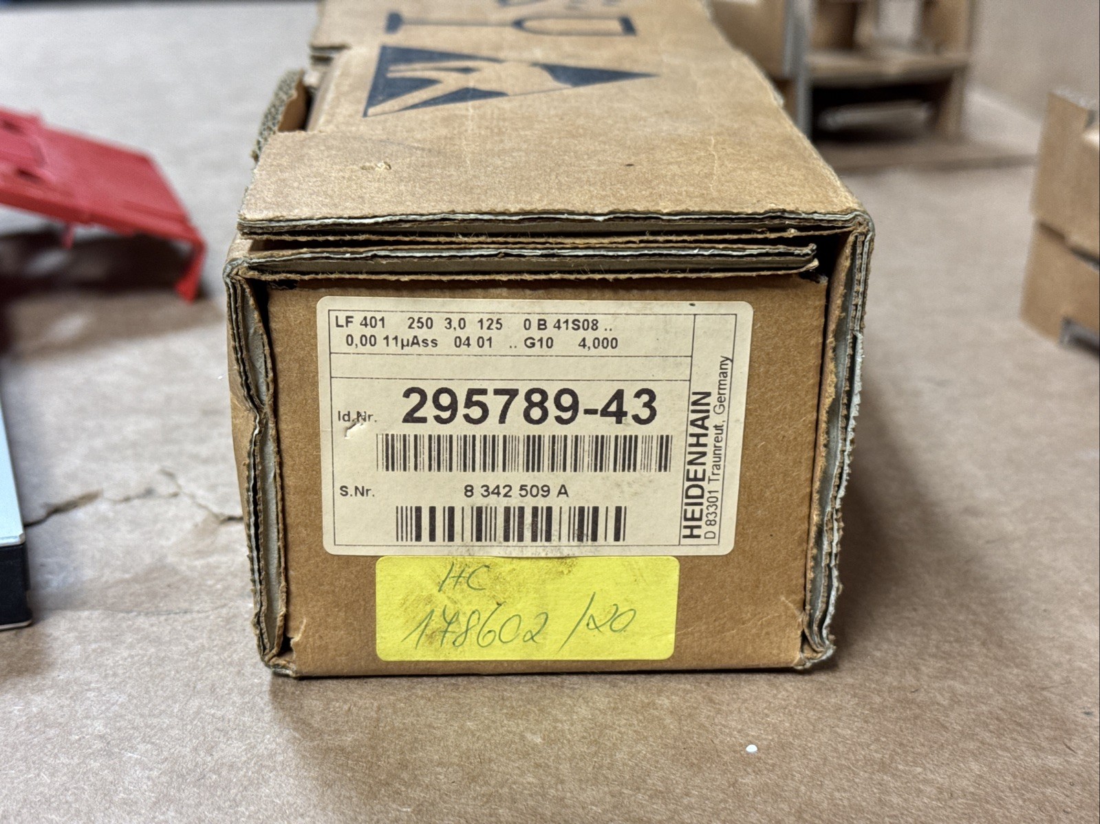 Heidenhain 295789-43 AE LF 401 250mm Linear Scale Encoder 296 585-01 FAST SHIP