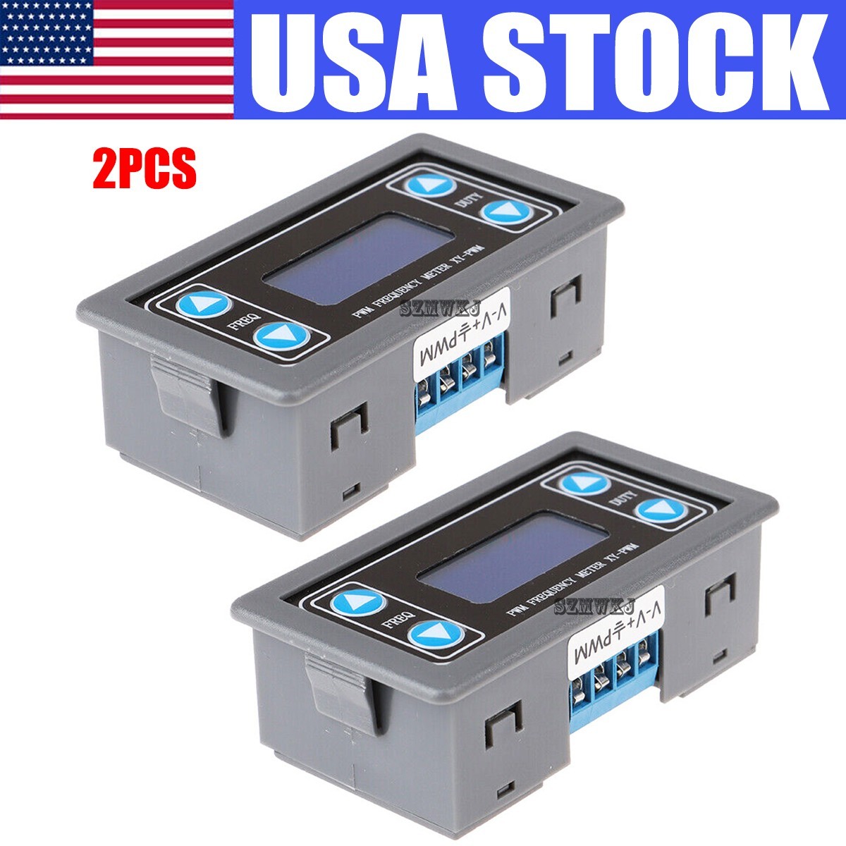 2* PWM Pulse Frequency Duty Cycle Adjustable Module Signal Generator 1Hz-150KHz
