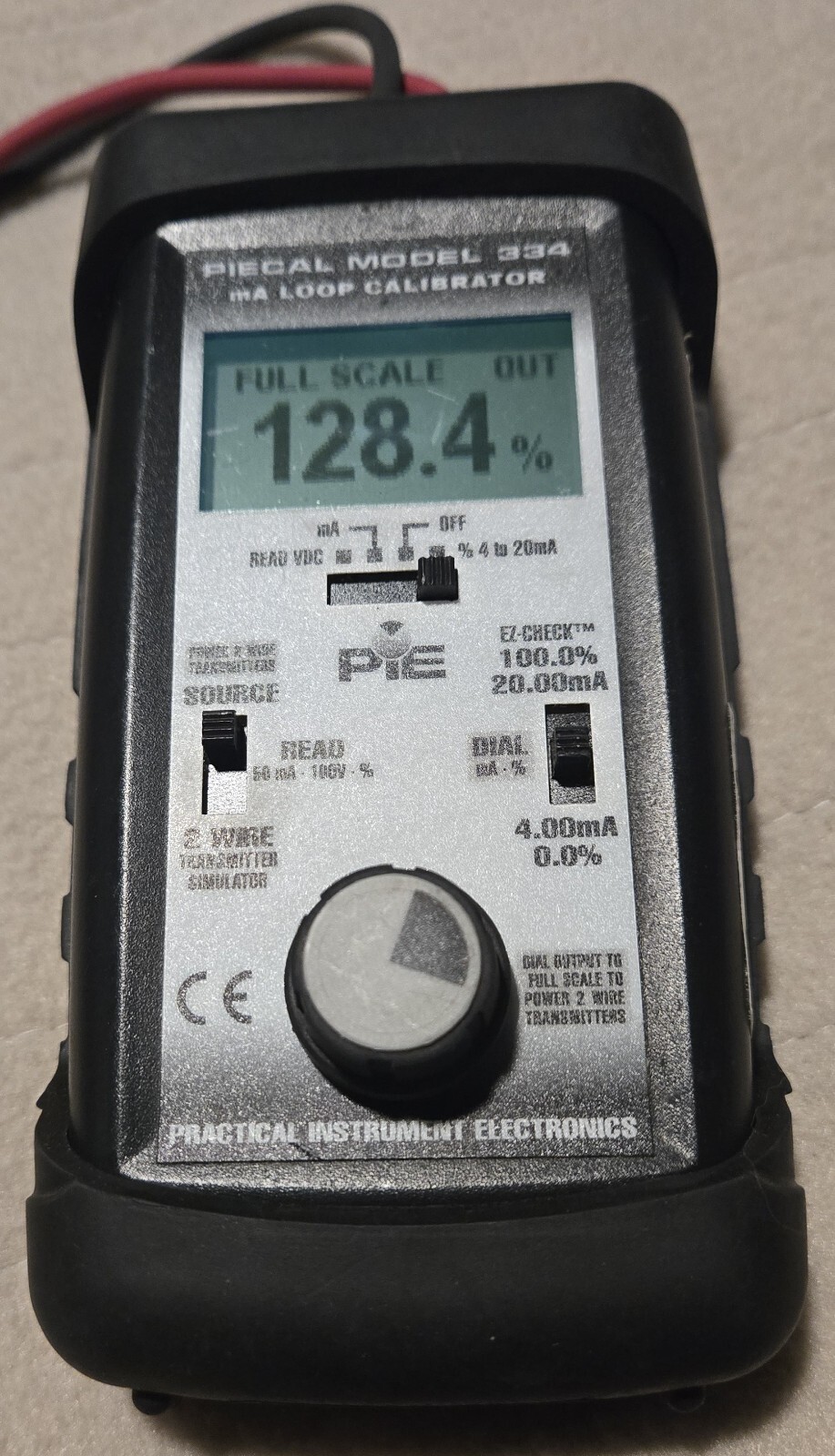 PIE Piecal 334 4-20 mA Loop Calibrator