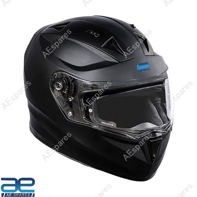 Mettle Full Face Helmet Black For Royal Enfield Rider S2u