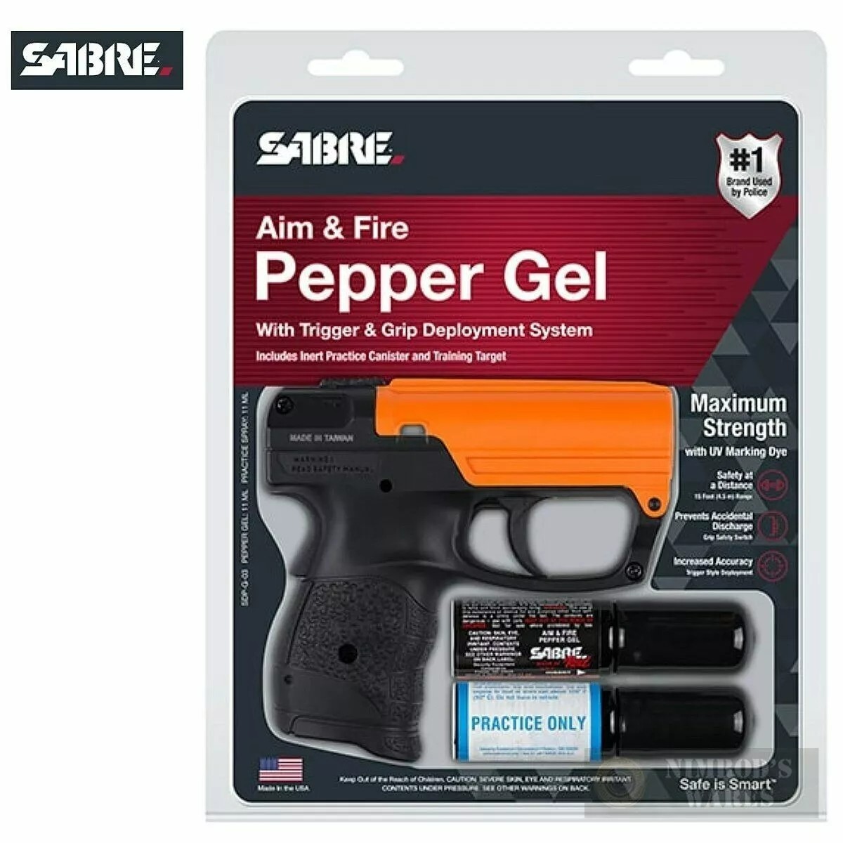 Sabre Aim & Fire Pepper Gel Trusted by Police made by Walther Fast ship!