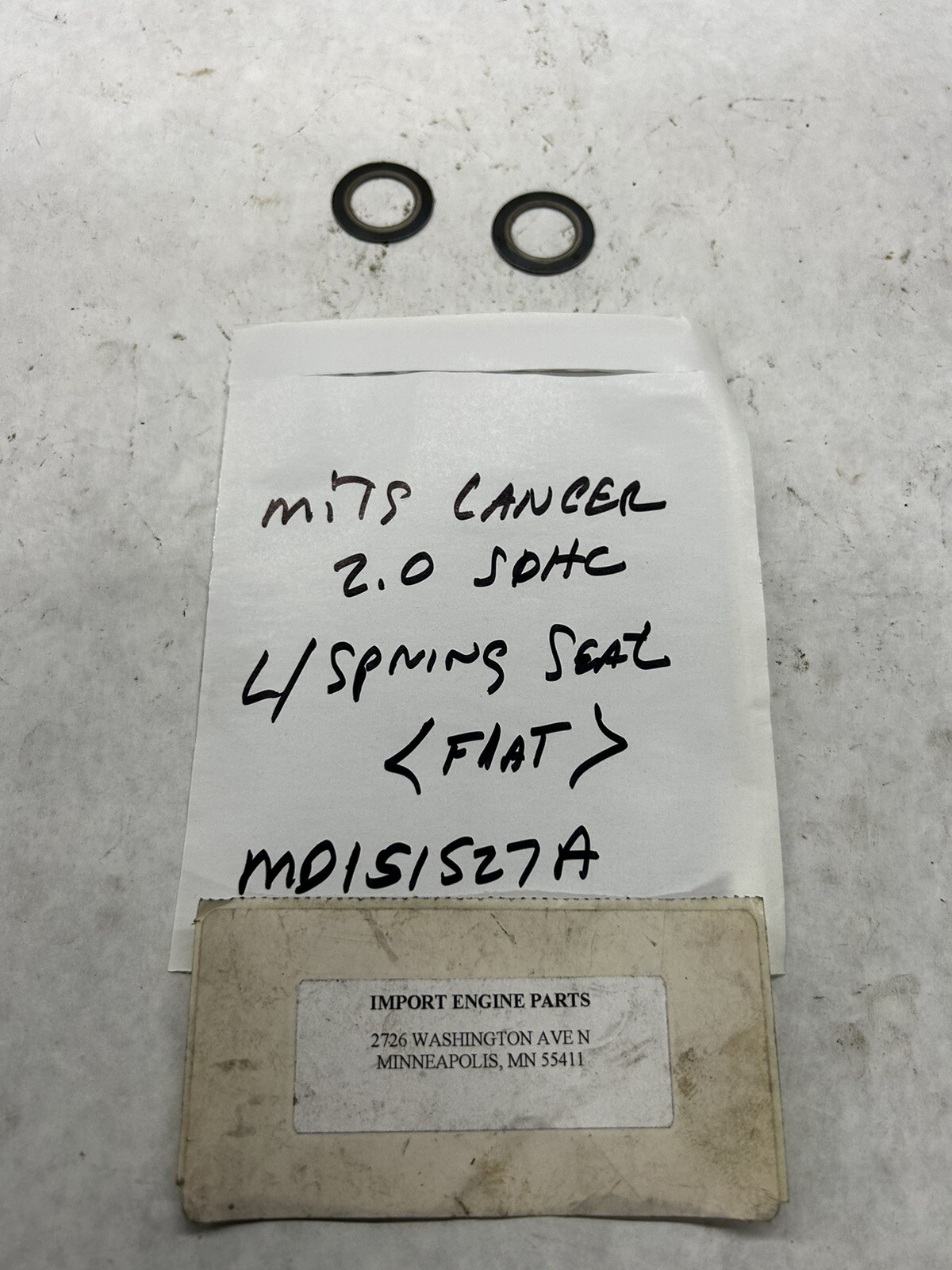 LOWER SPRING SEAT USED FITS MITSUBISHI LANCER 1999c SHC 16V 4G94 02-05 MD151527A