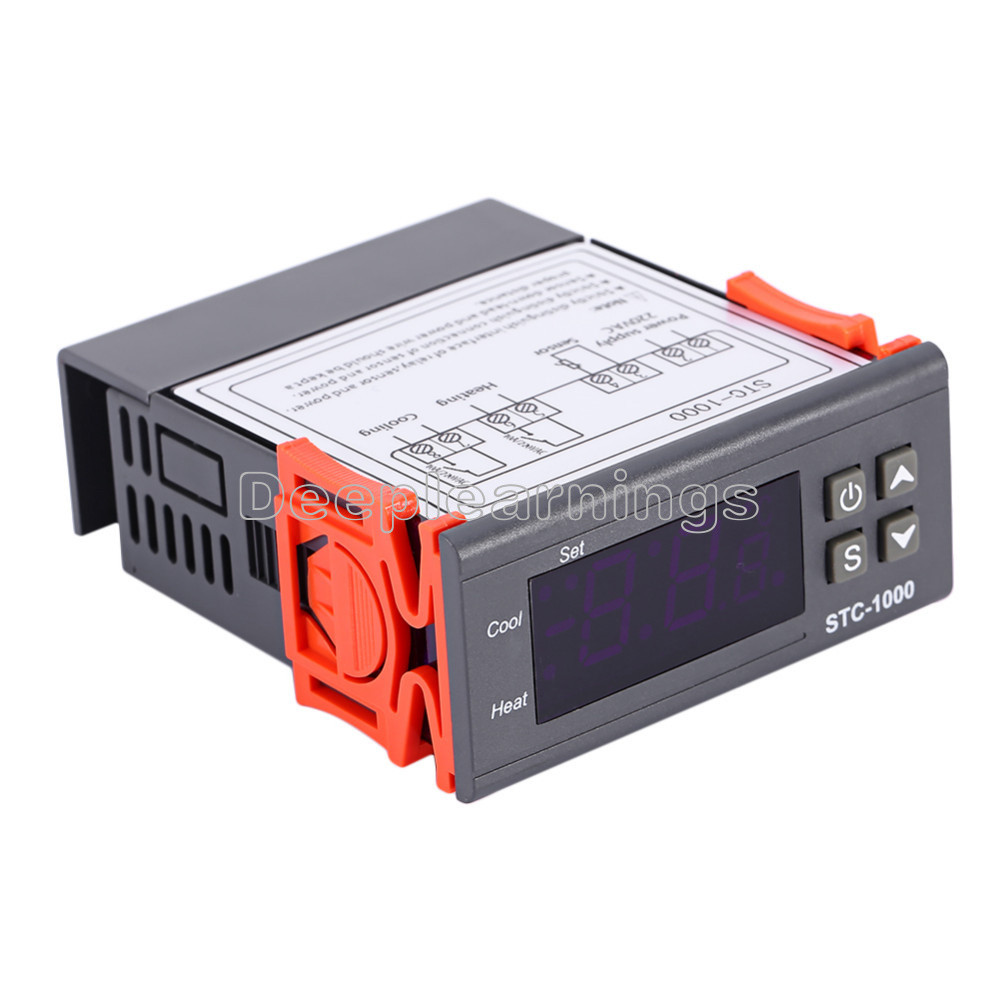 All-Purpose STC-1000 Digital Temperature Control Controller Sensor AC DC 24V