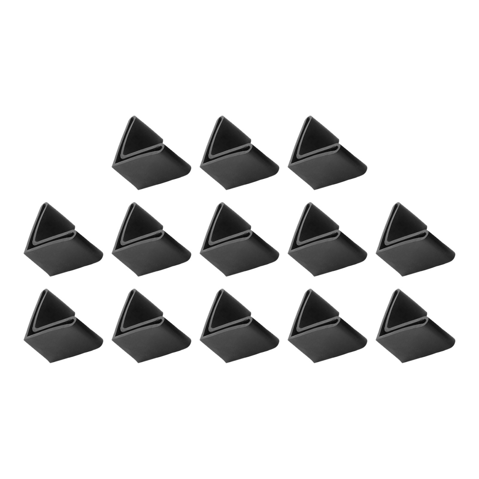 Furniture Angle Iron Foot Pads(30mm/1.18") 13Pcs, Rubber  L Shape Foot Covers