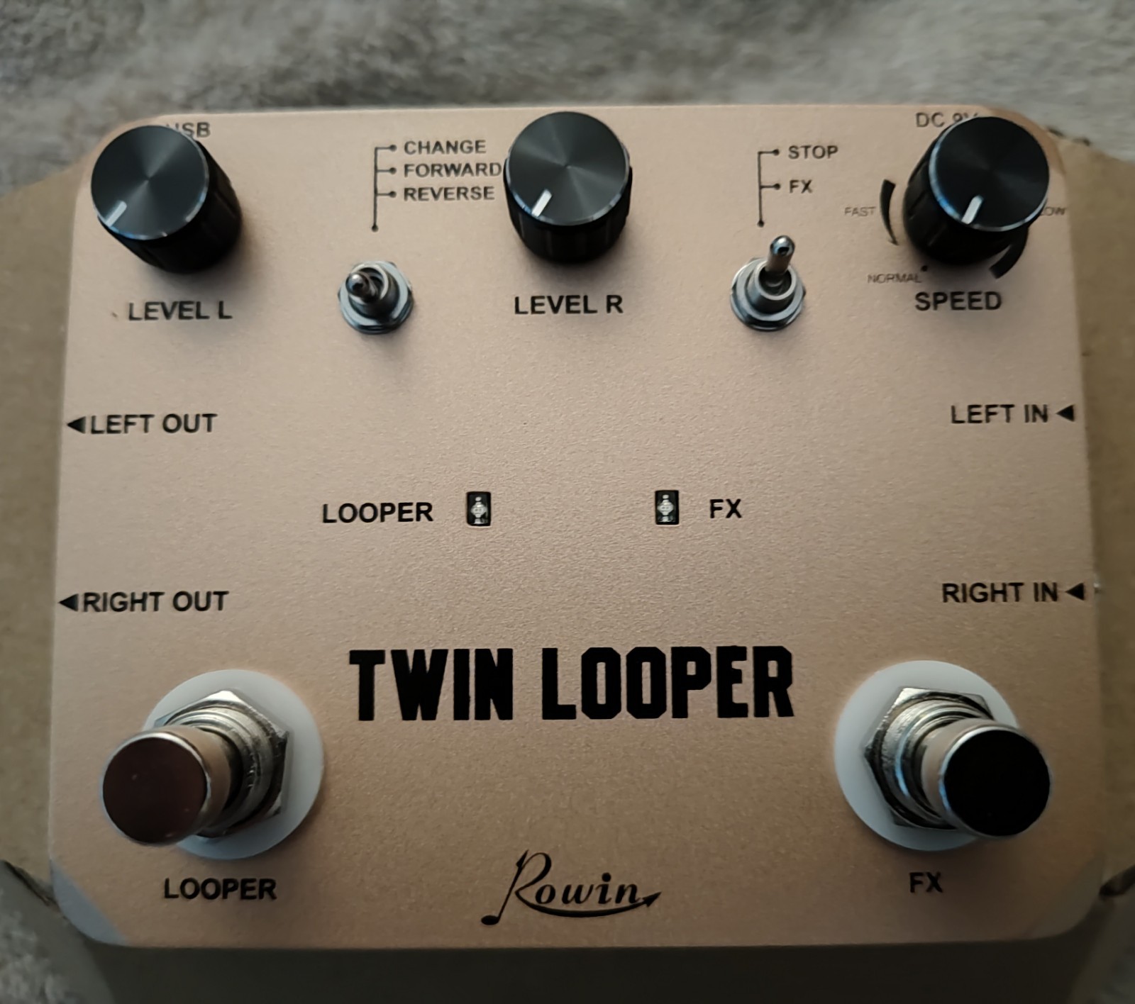 ROWIN LTL-02 Twin Looper and Recording Guitar Effect Pedal