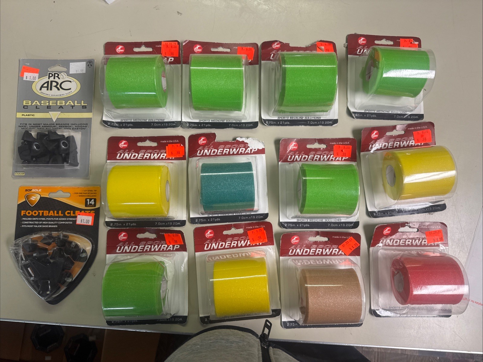Cramer Tape Underwrap, Sports PreWrap- 2.75" x 21 Yards - Lot Of 12 Rolls  Bonus