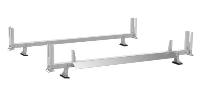 Holman 4A821 Ladder Rack; HD Aluminum; Bolts To Roof; Multi-Fit; Powder Coated;