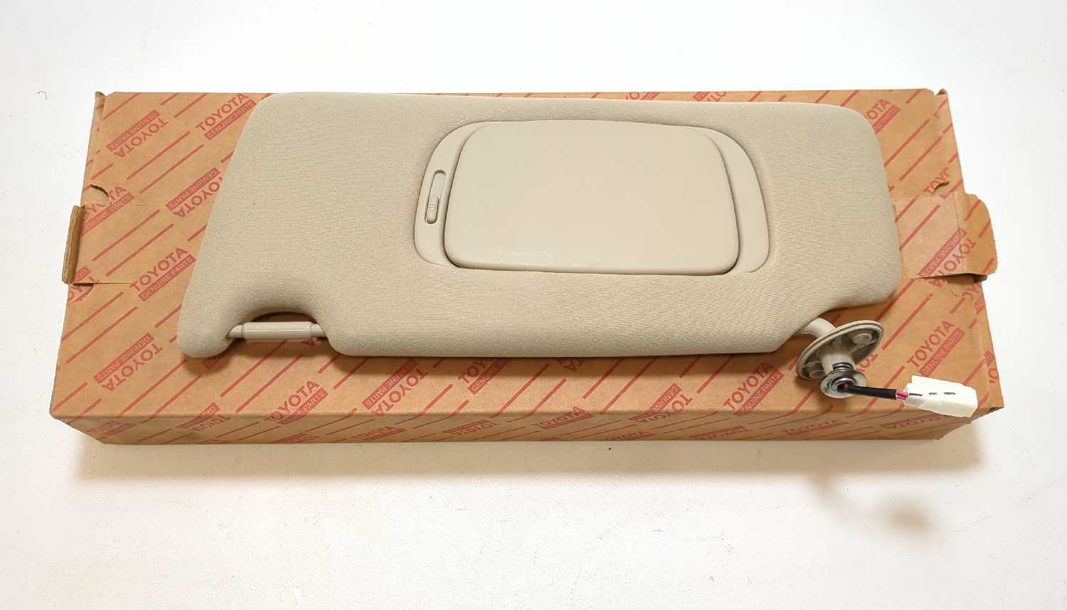 New OEM Genuine Toyota Sun Visor LH Lighted 2002-2006 Camry sunroof lighted Tan