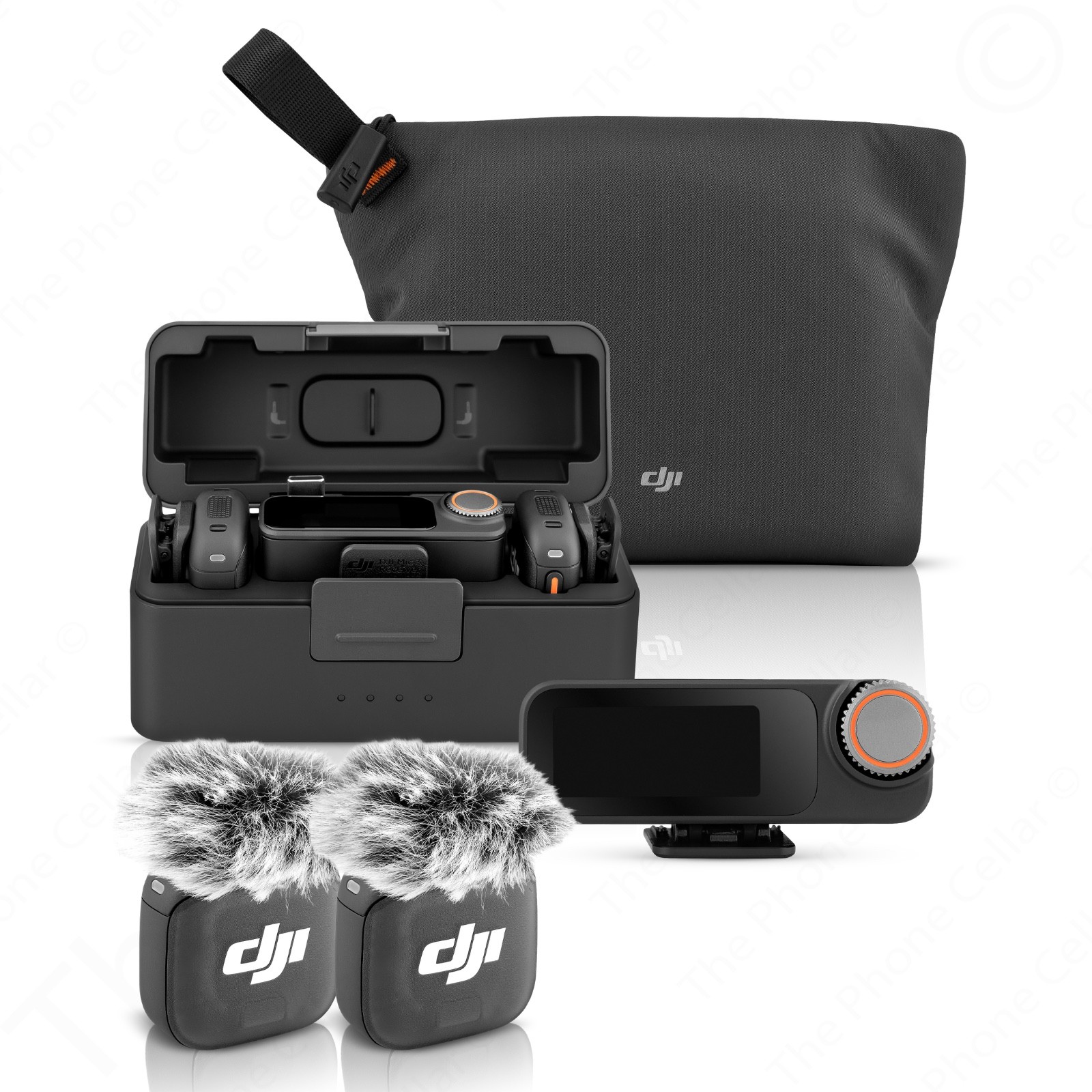 DJI - Mic 3 (2 TX + 1 RX + Charging Case) - Black