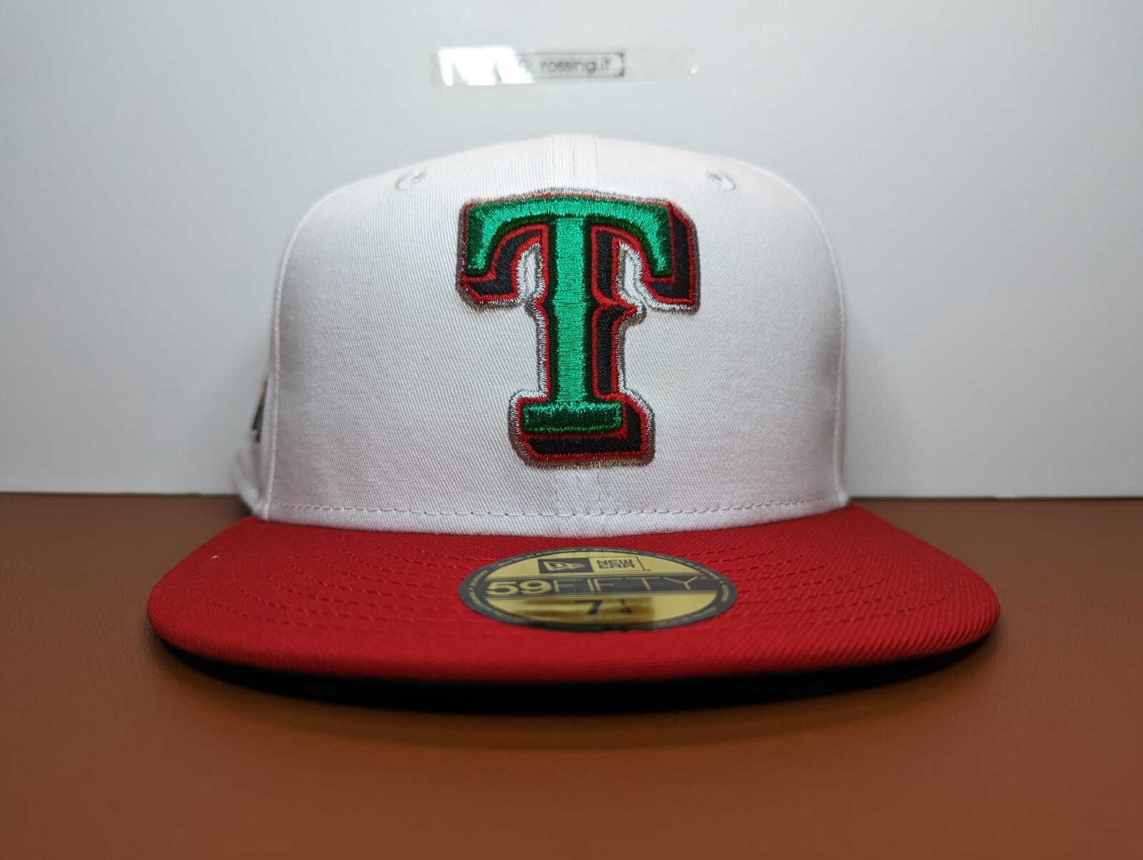 Myfitteds 59FIFTY Texas Rangers 1995 Castrol Tom's Supra White Red Green 7 3/8