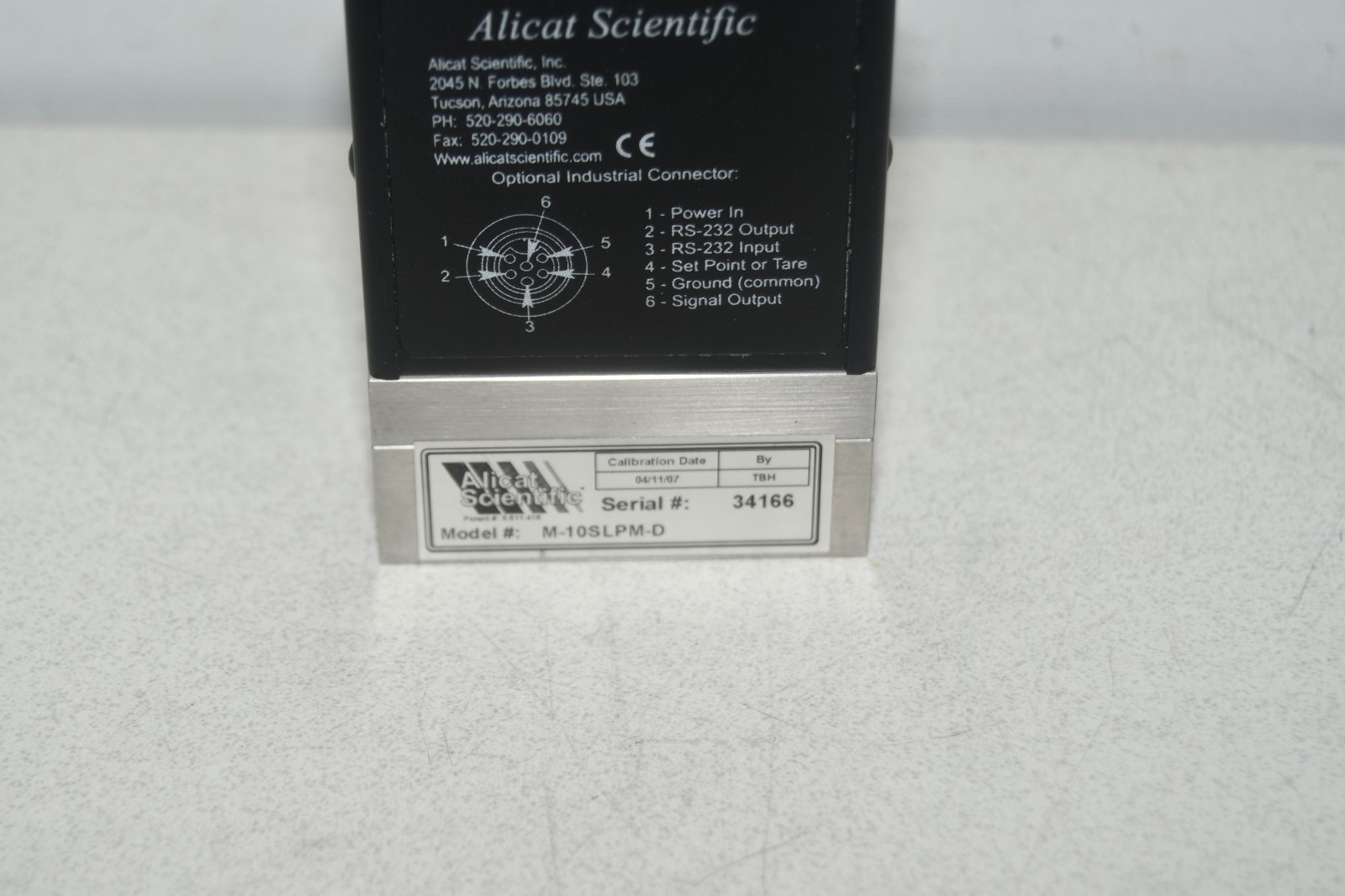 ^ Alicat M-10SLPM-D Flow Controller #X8339