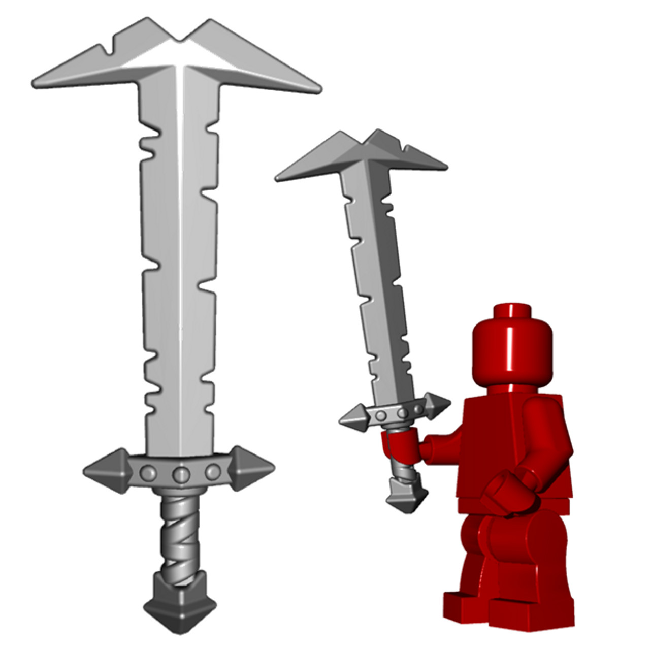 Custom Orc Greatsword for Minifigures LOTR Castle -Pick your Color! NEW