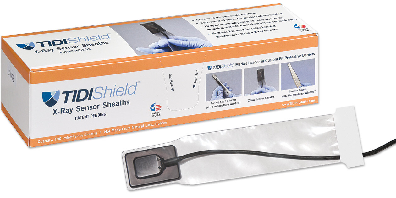 TIDI X-RAY SENSOR SHEATH #2 1''X1.405'' FOR REGAM - 100/PK 20861