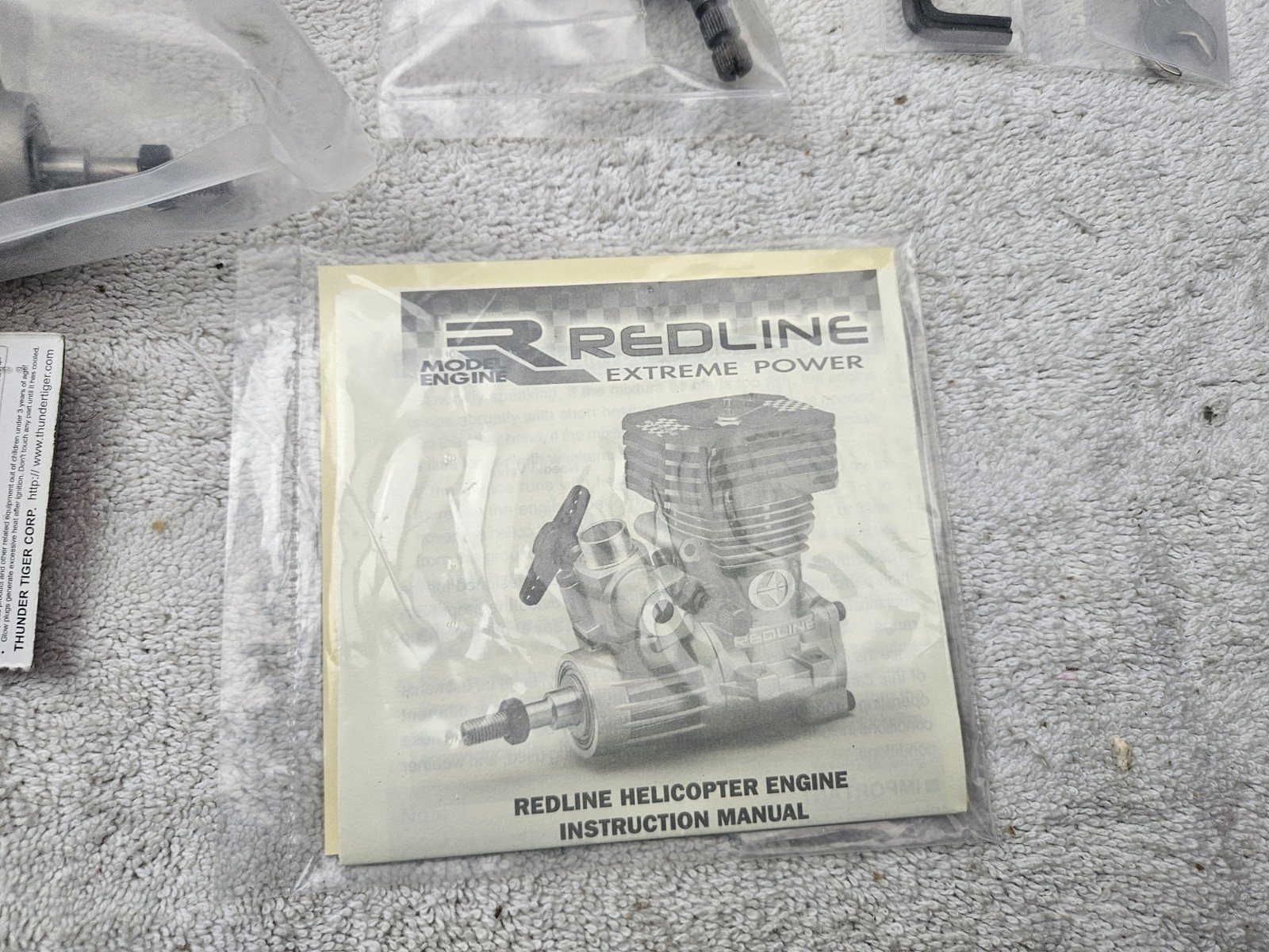 THUNDER TIGER REDLINE RL -53H 9606 RC ENGINE NEW IN OPEN BOX