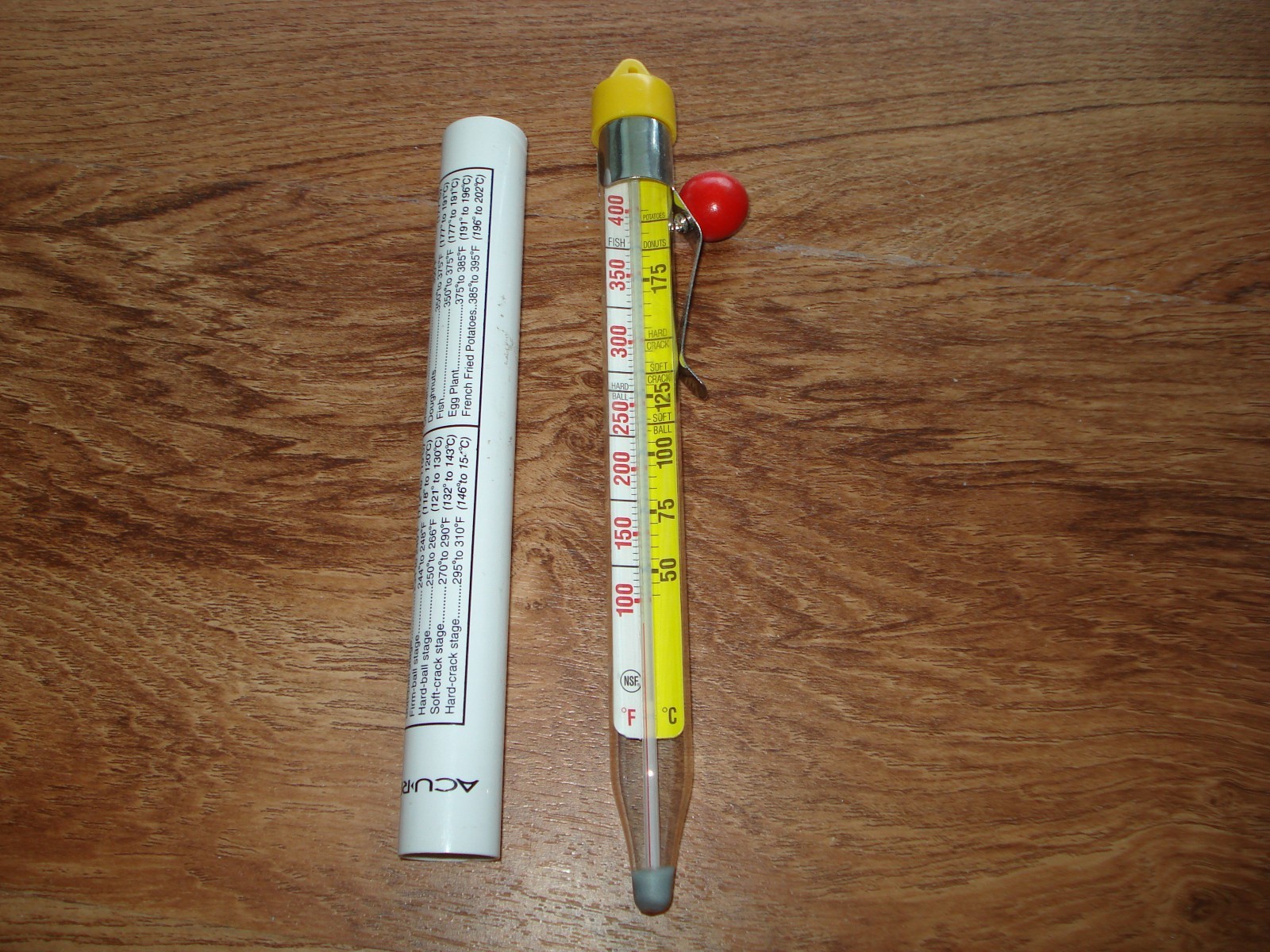 Acu-Rite Deep Frying Candy/Jelly Thermometer Cooking/Baking