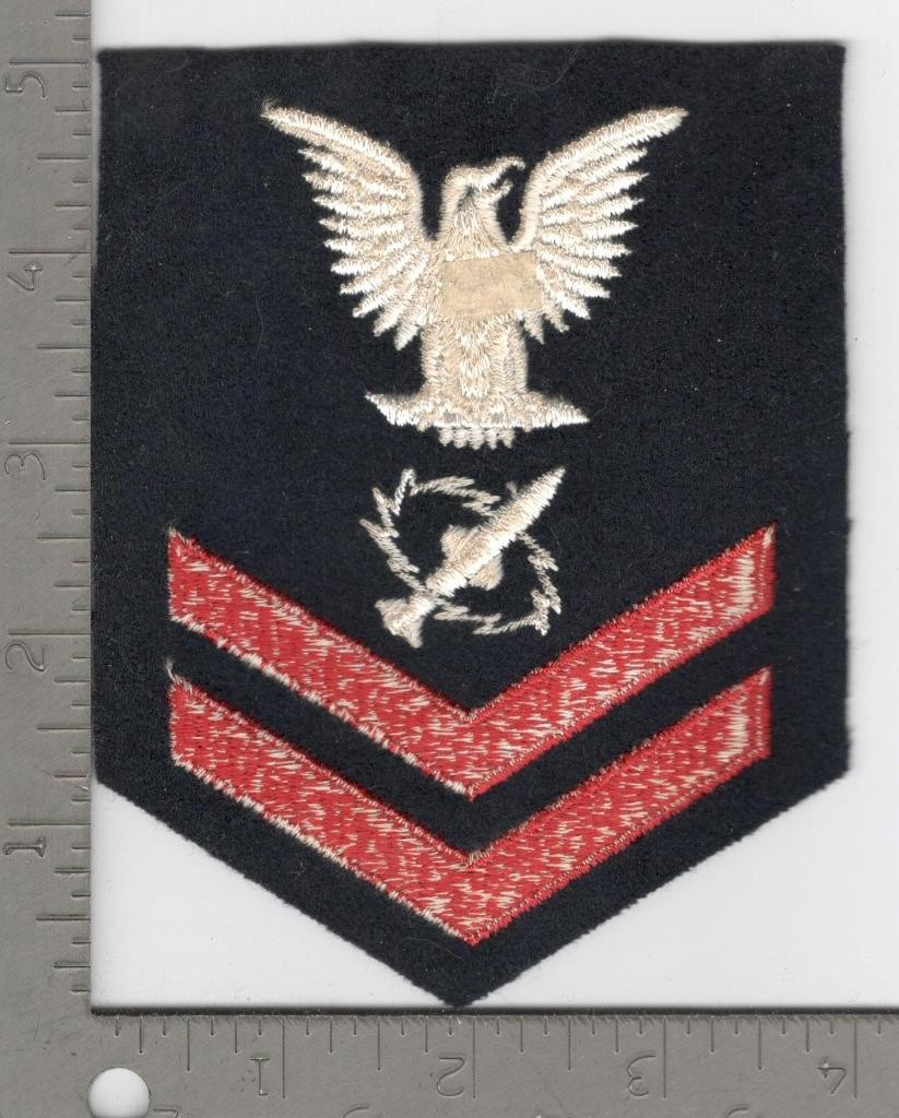US Navy 2nd Class Missile Technician Rate Patch Inv# N1481