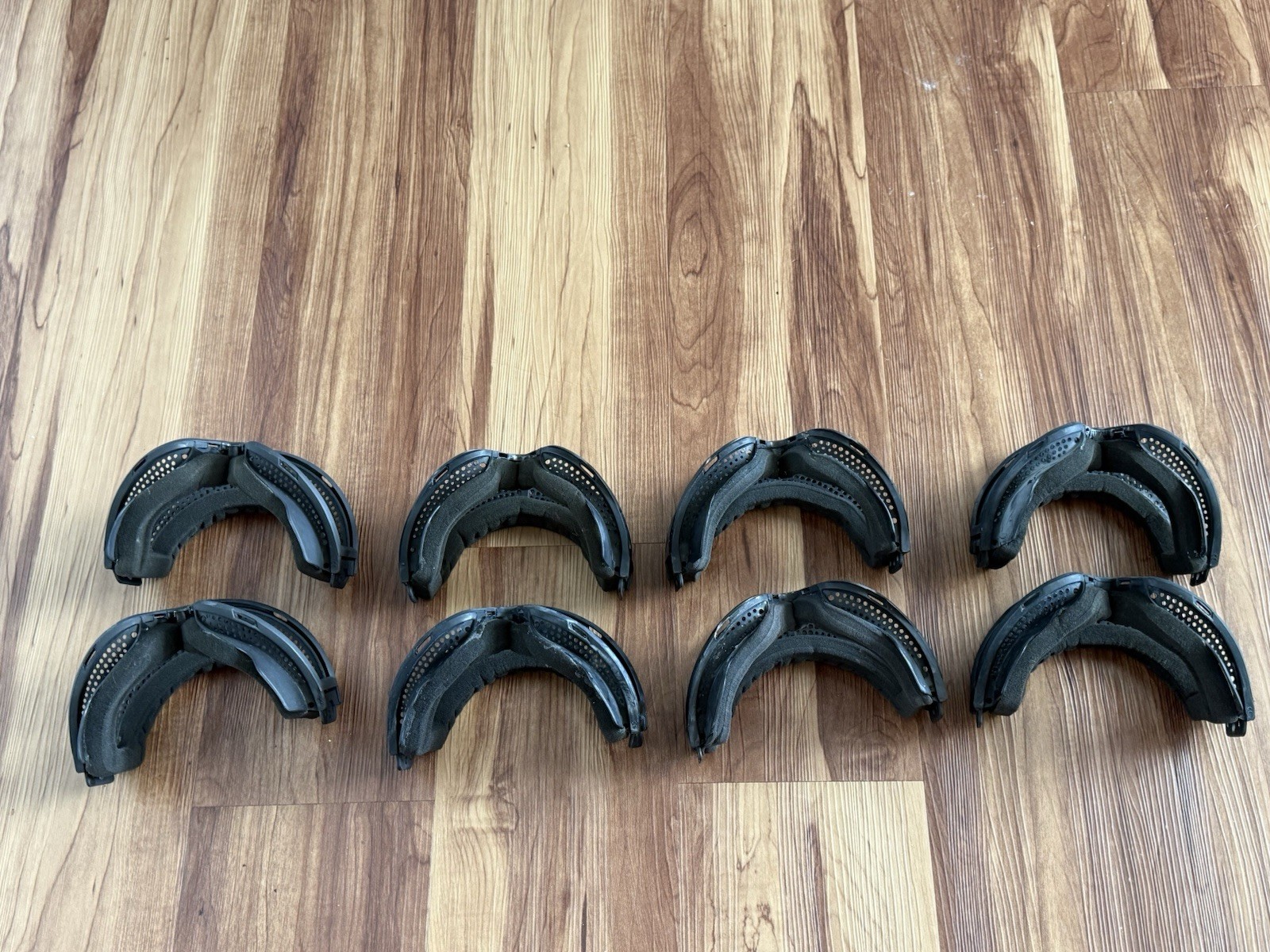 8 JT Spectra ProFlex Goggle Frames Lot - BLACK