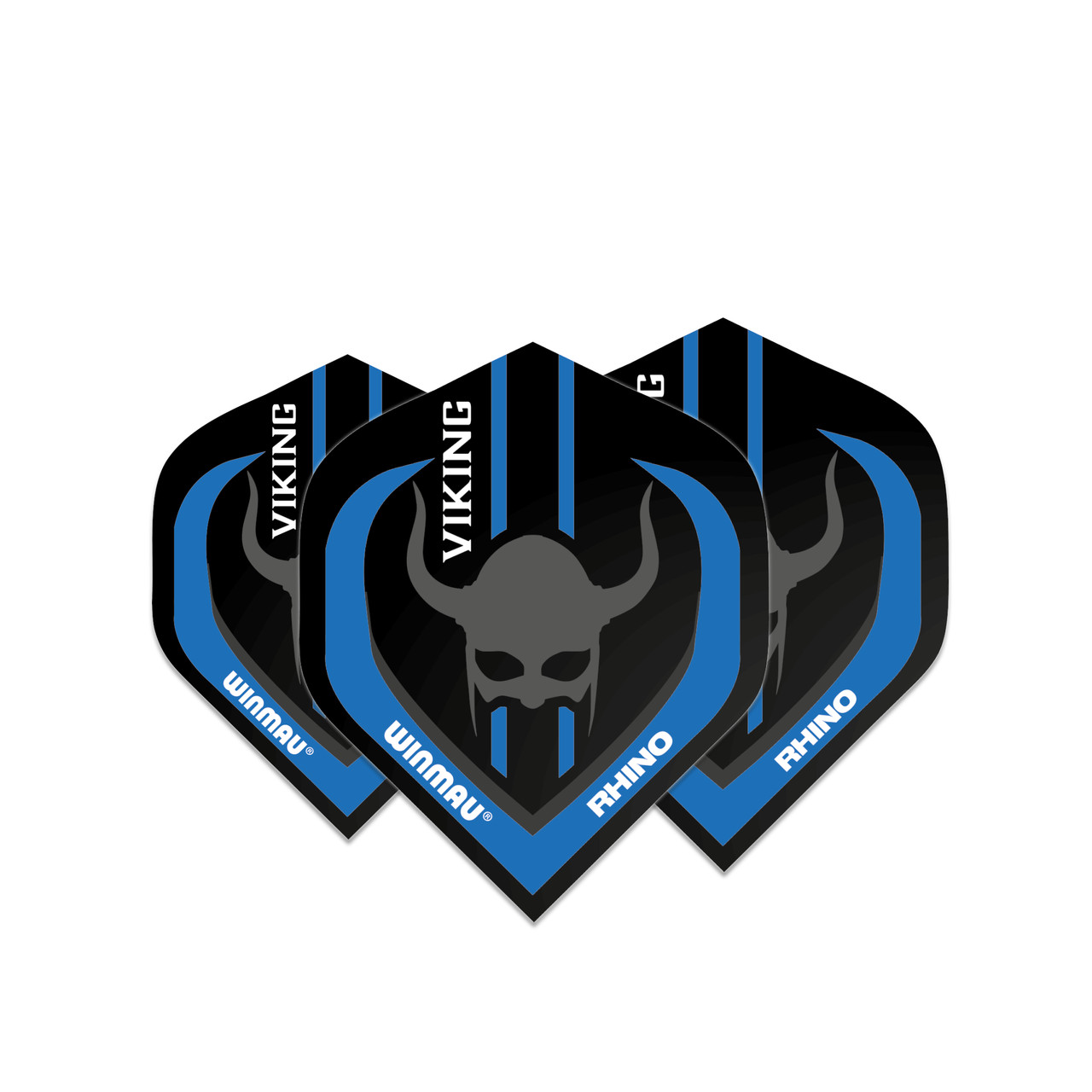 Winmau Rhino Players - Standard Flight - Andy Fordham Black & Blue Viking