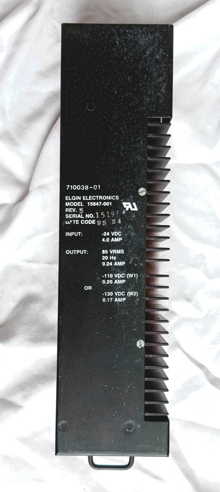 Fujitsu RGMW Ringing Generator Module Elgin 15847-001 -24VDC 20Hz PBX Tested