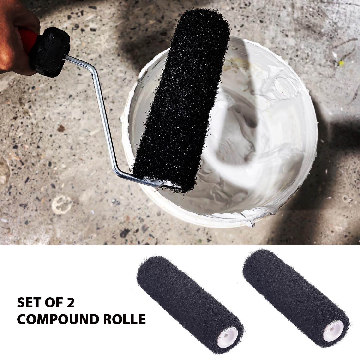 Drywall Tools Skimming Blade with 9 inch Compound Roller - 10", 14", 24"& 32"...
