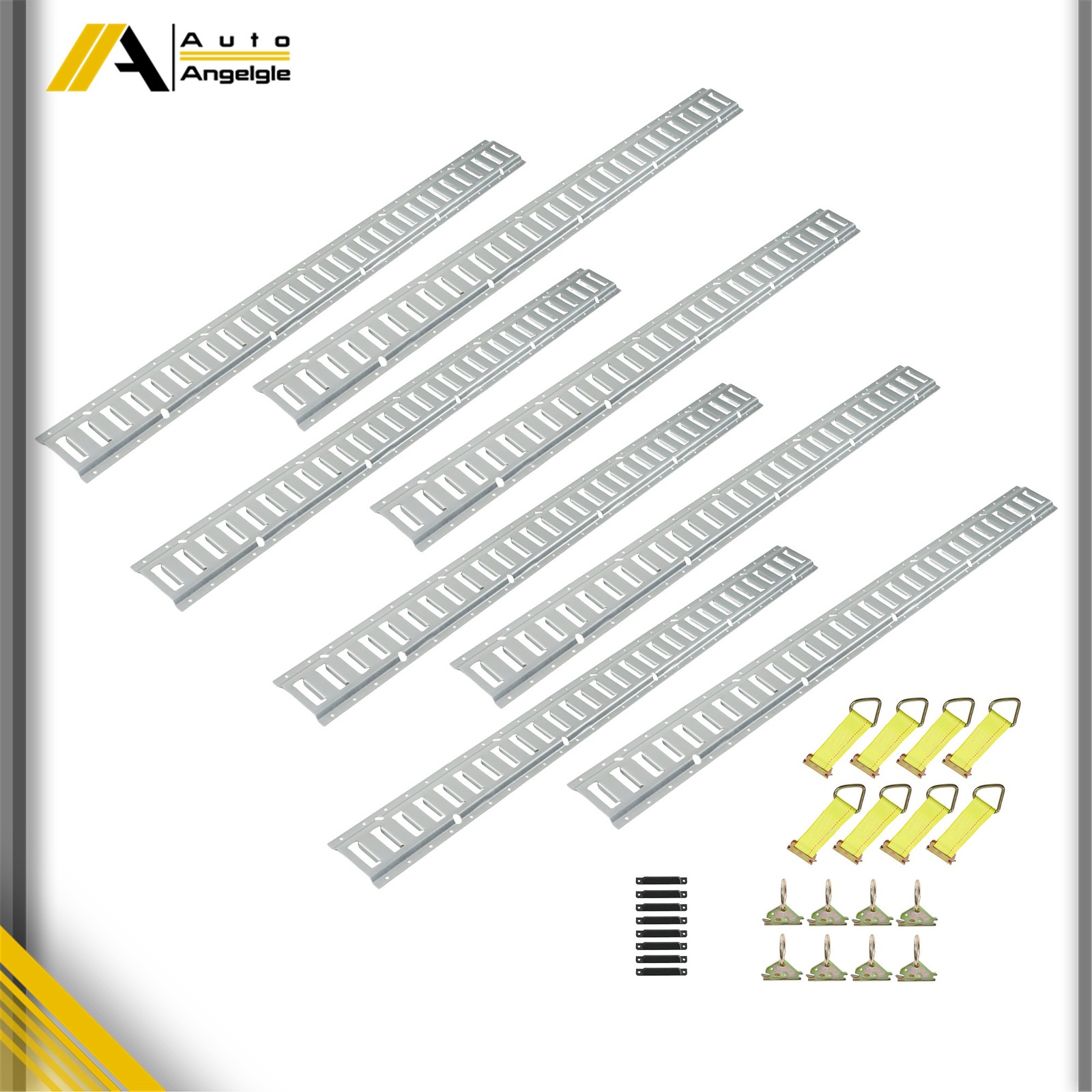 E Track Tie Down Rail Kit 34 PCS 5' E Track Rails Enclosed Cargo Trailer