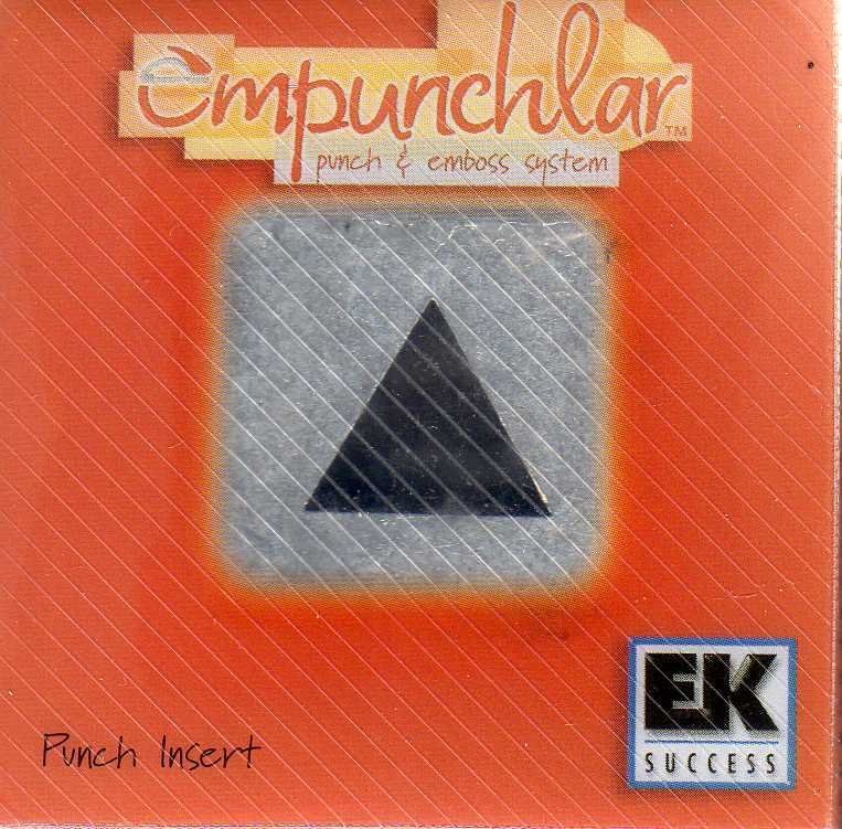 Empunchlar Punch & Emboss System #PSXP07 Triangle Punch Insert by EK Success NEW