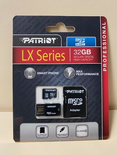 Patriot LX Series 32GB MicroSDHC_Memory Card_Professional