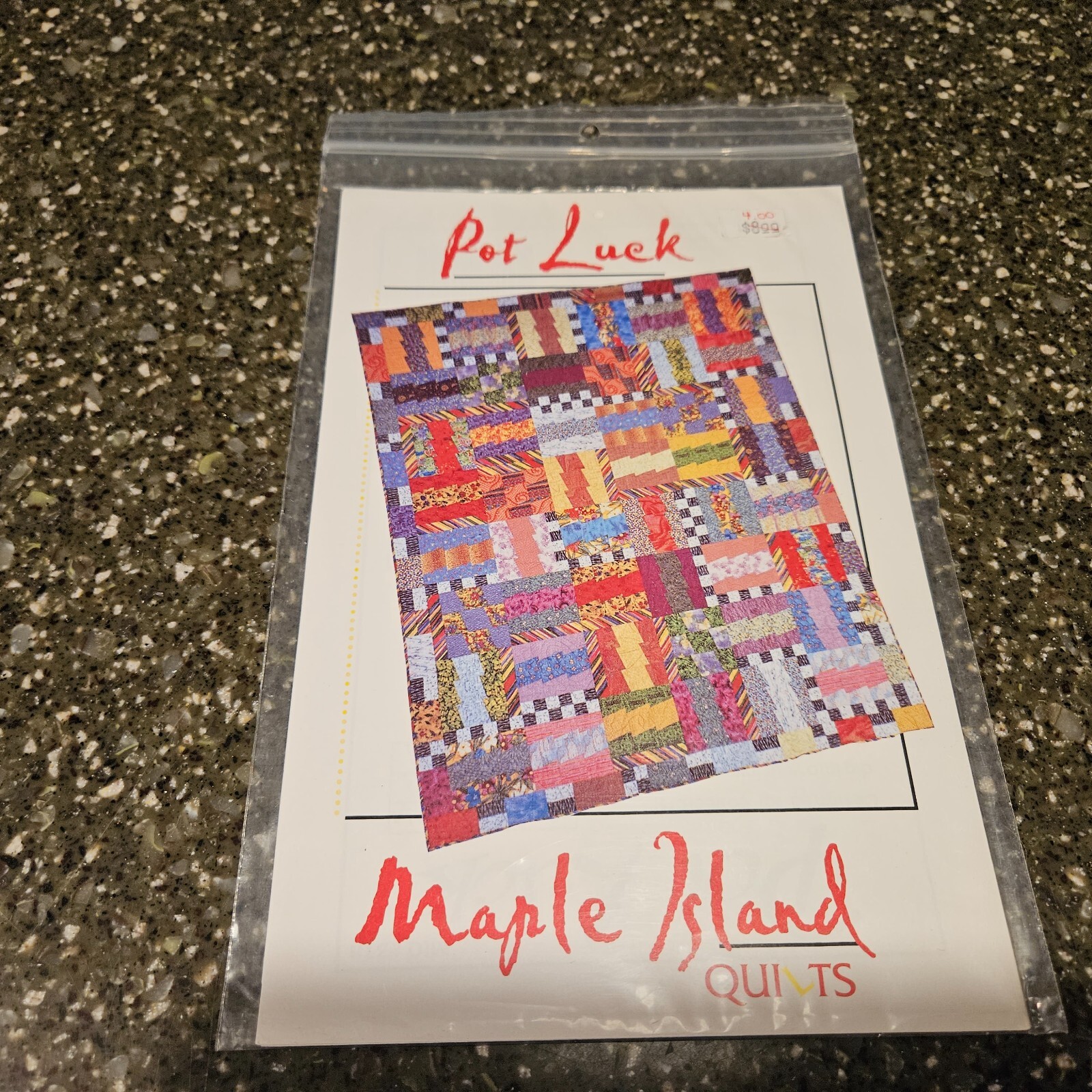 Pot Luck Quilt Pattern Various Sizes Maple Island Quilts MIQ 318