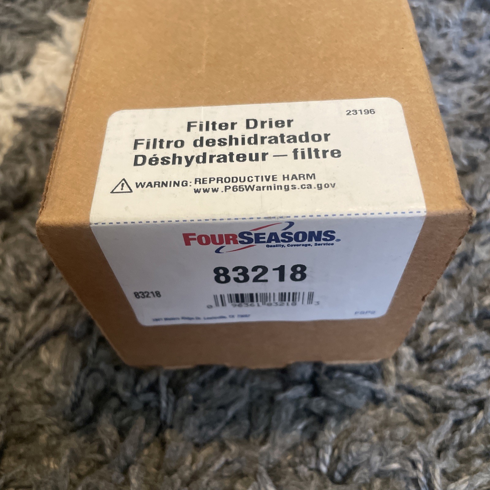 A/C Receiver Drier-Filter Drier 4 Seasons 83218
