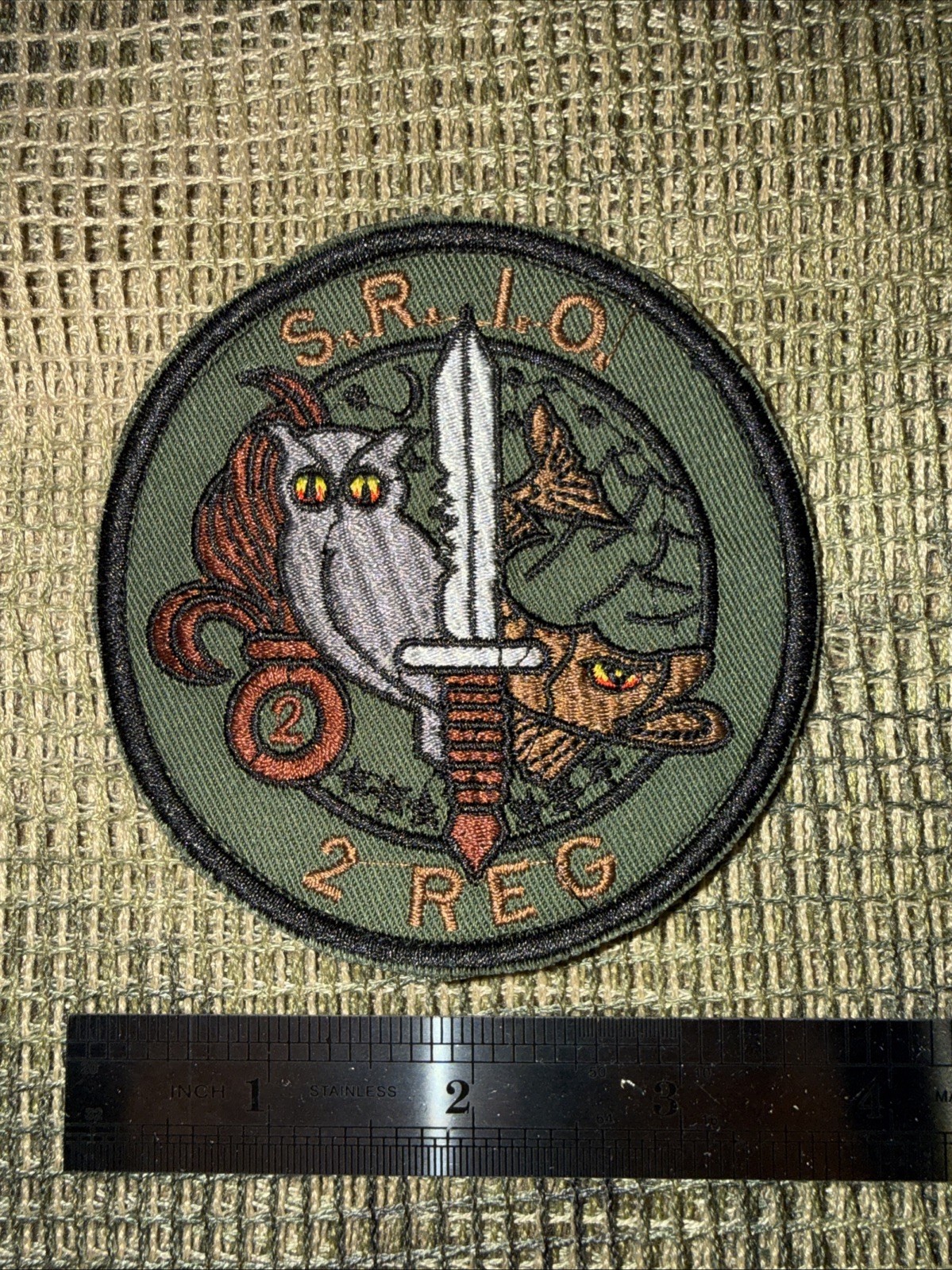 French Foreign Legion Special Operations SRIO 2 Reg Patch