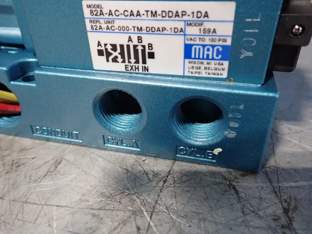 MAC SOLENOID VALVE 82A-AC-CAA-TM-DDAP-1DA