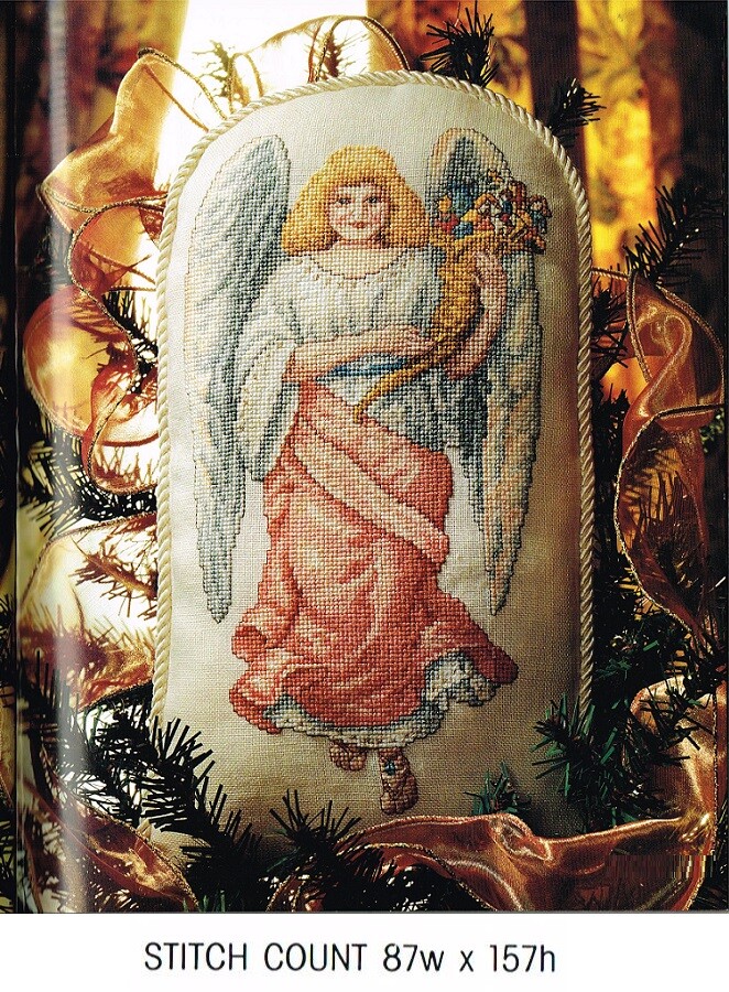 ANGEL TREETOP CROSS STITCH PATTERN  ONLY   -    Y11