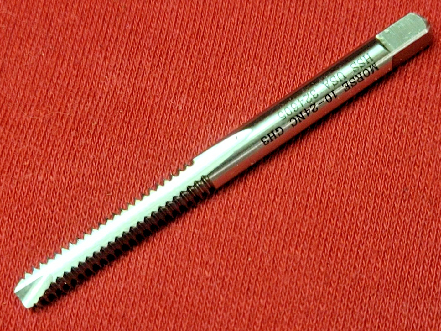 12-24 NC HS 2FL H3 Spiral Point Bottom Tap Morse MT3634116 Power tap USA