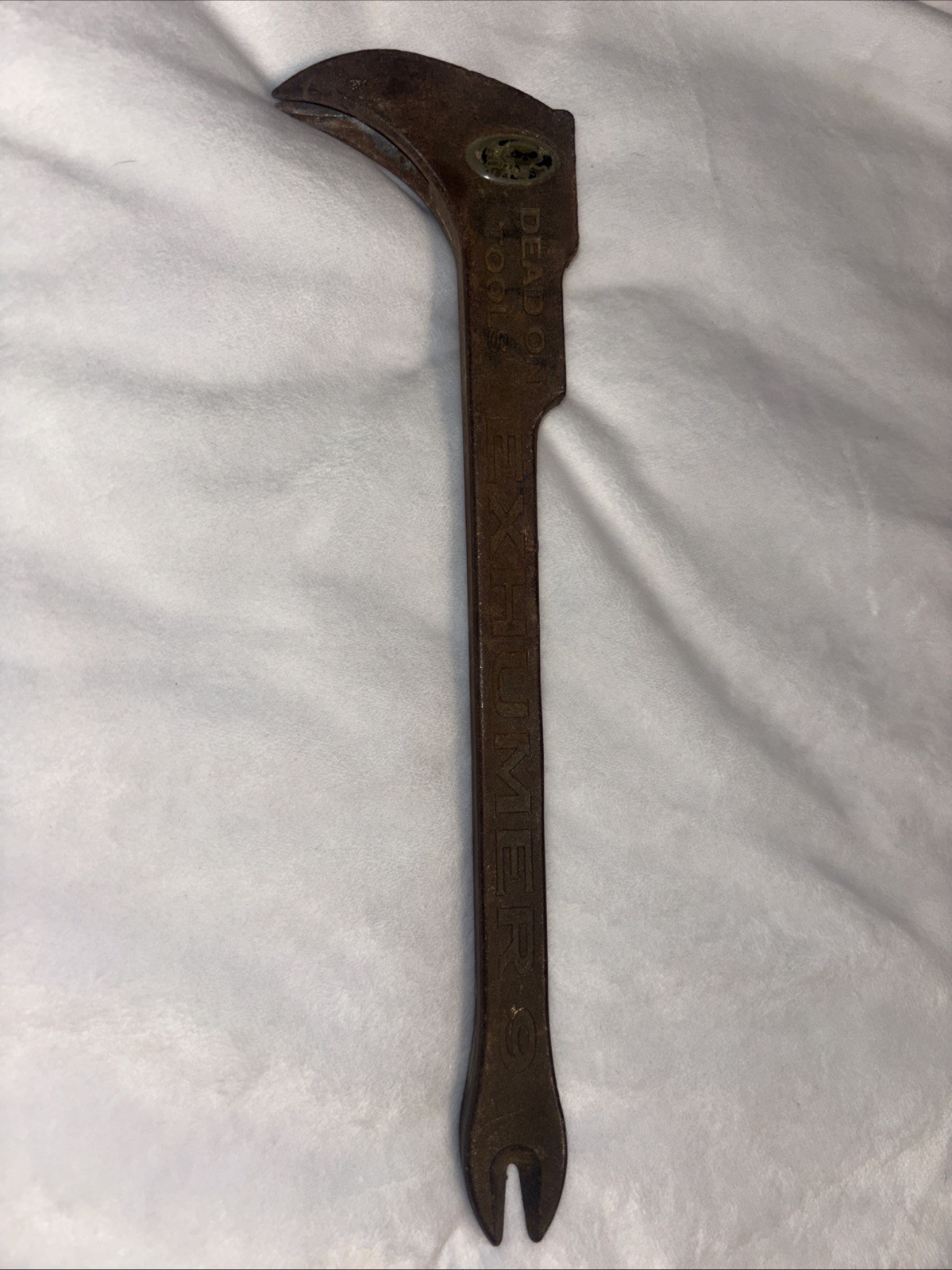 Dead On Tools Exhumer 10-5/8" Long Nail Puller Multi-Tool Pry Bar Hammer