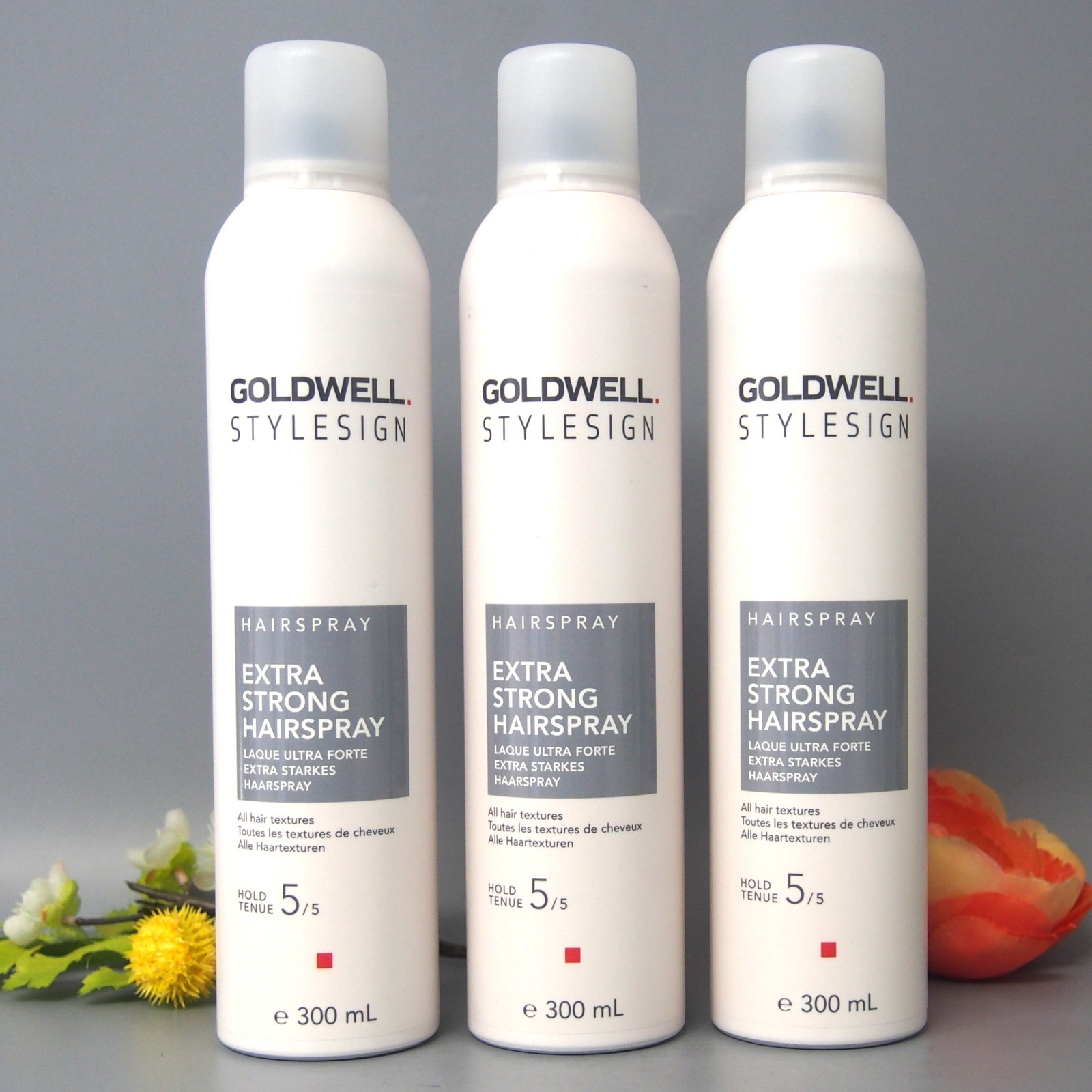 3 PACK Goldwell StyleSign Hold 5 Extra Strong Hairspray 300ml