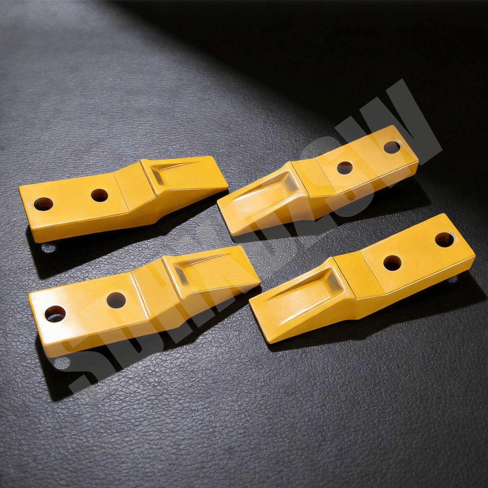 Duty Bolt-On Bucket Teeth for Mini Excavators, 4-Pack with Mounting Hardware