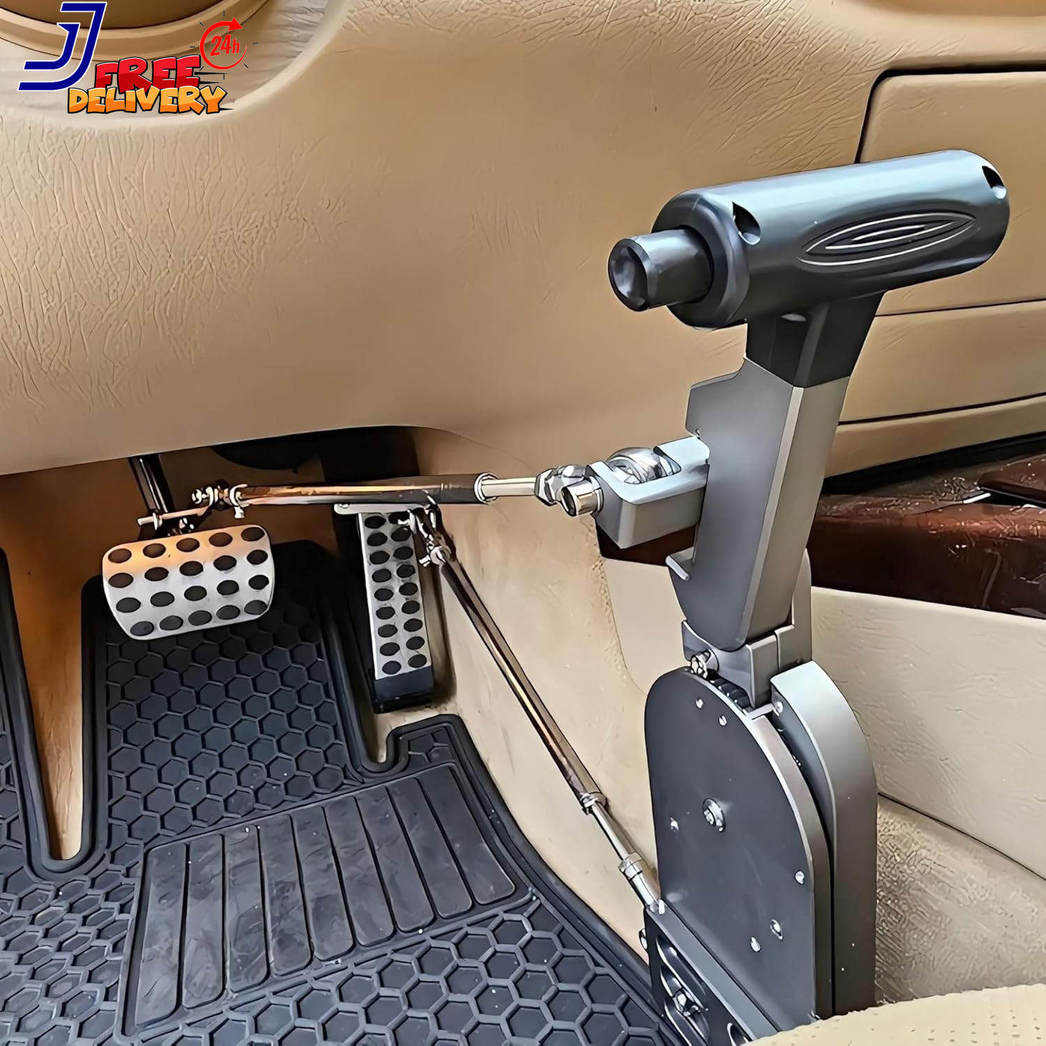 Hand Controls for Disabled Drivers Push and Pull for Automatic Cars a Permanent