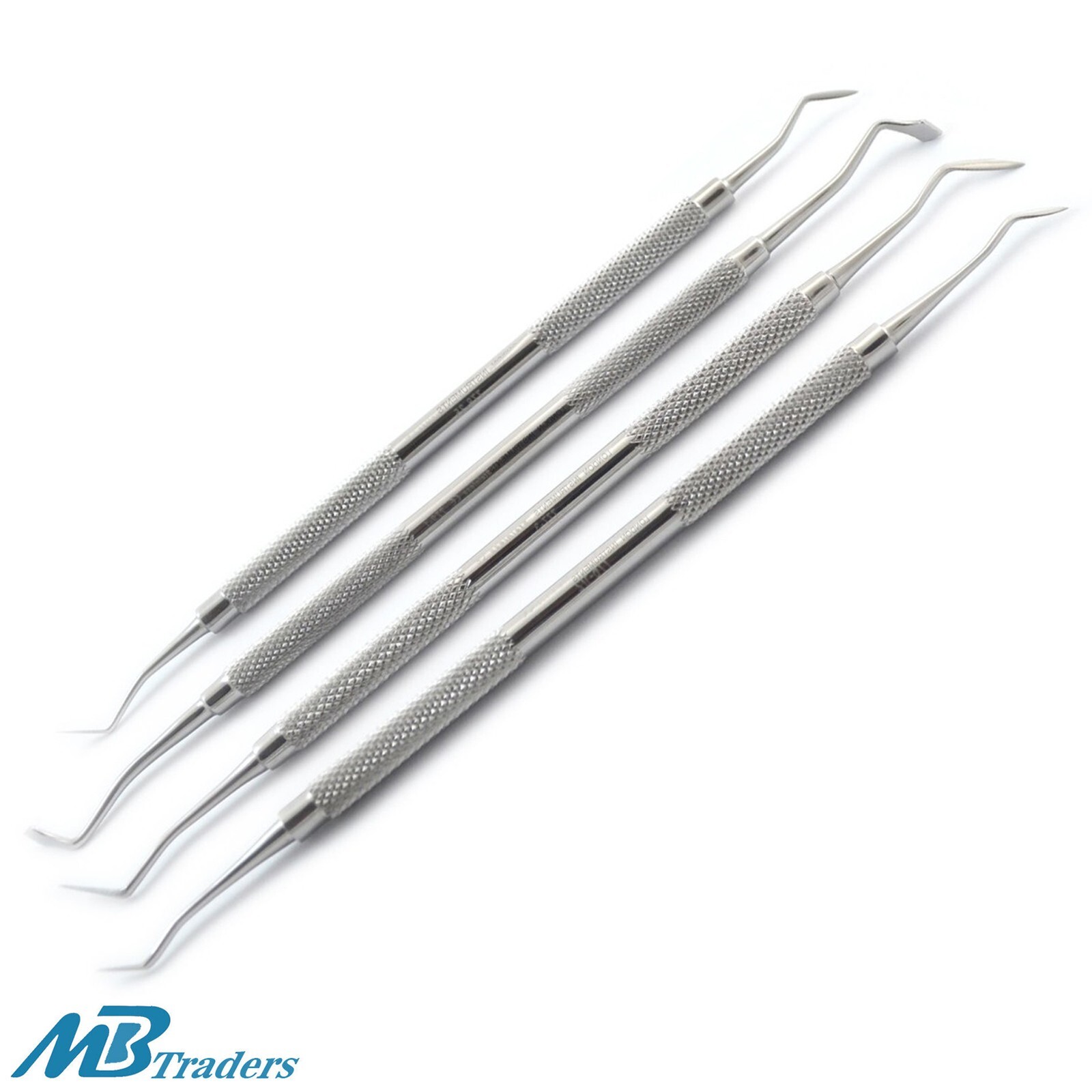 Dental Hollenback  Amalgam Wax Carvers Restorative Filling Instruments Set Of 4