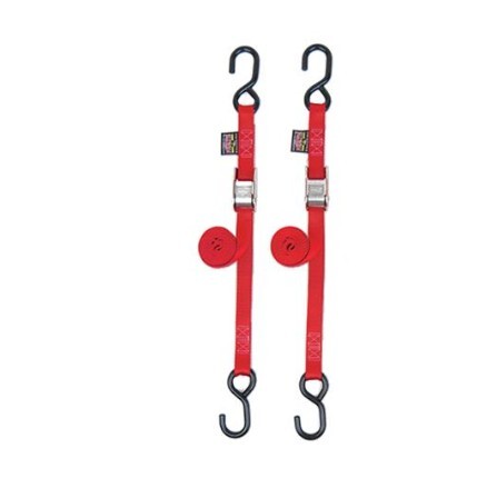 Powertye 22261 1" Standard Cam Buckle Tie Downs Red