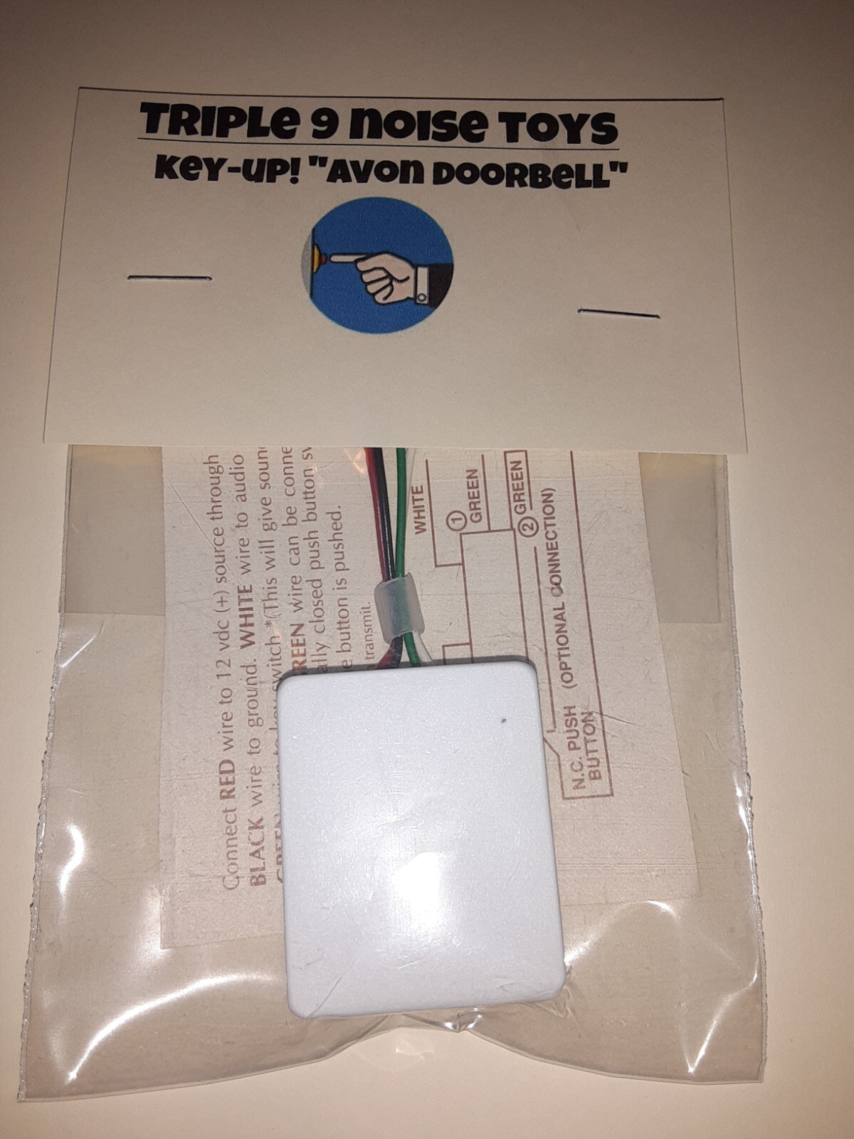CB KEY-UP! (LISTEN) AVON DOORBELL DING DONG KEYUP IDENTIFIER NOISE TOY SOUND