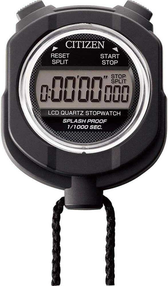New RHYTHM CITIZEN STANDARD STOPWATCH (1/1000 SECONDS) 8RDA55-002 from Japan