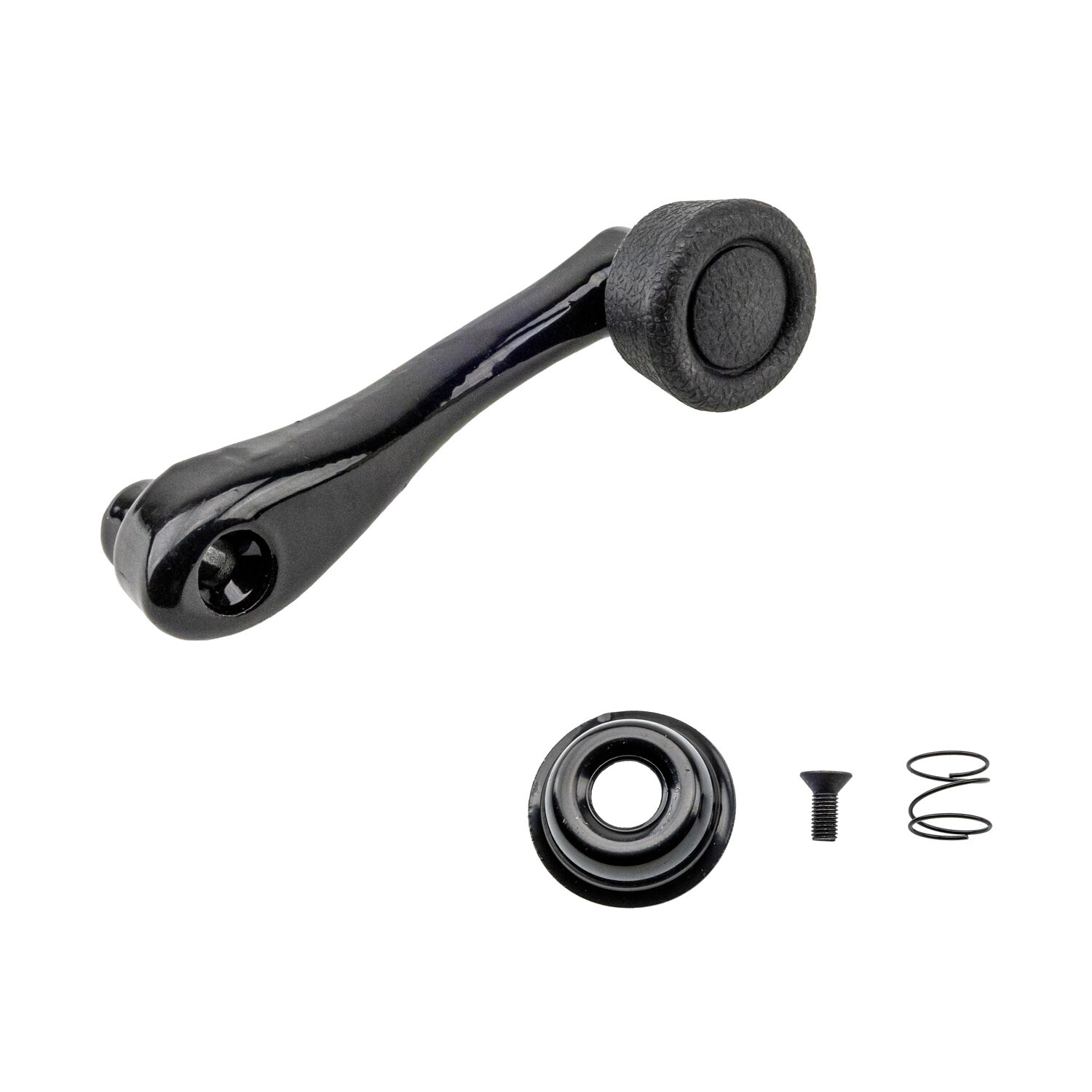 WINDOW CRANK HANDLE BLACK - FITS KENWORTH T400 T450 W900 (SQUARE DRIVE)