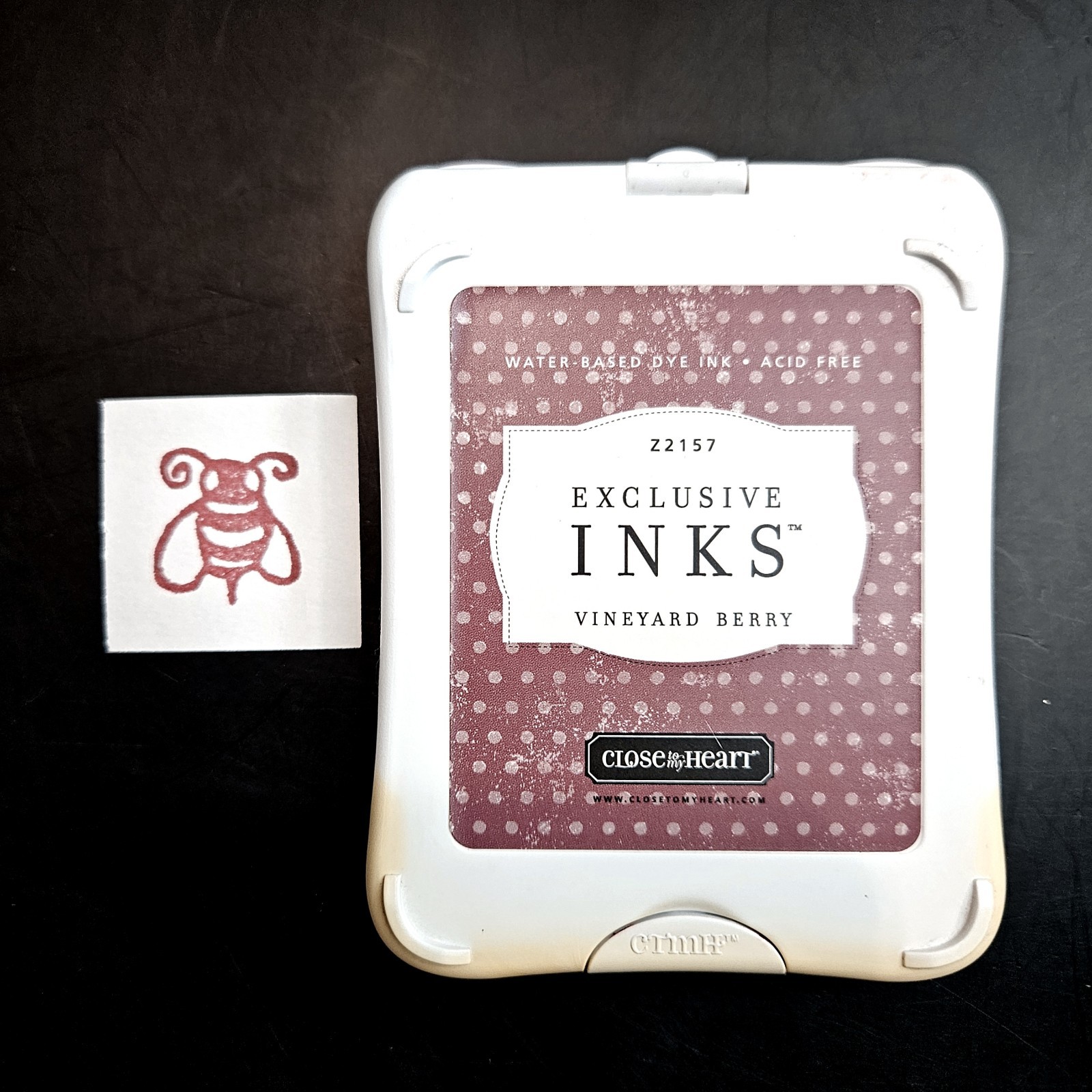 VINEYARD BERRY Dye Ink Pad Close To My Heart Exclusive Ink CTMH Stamping gt4