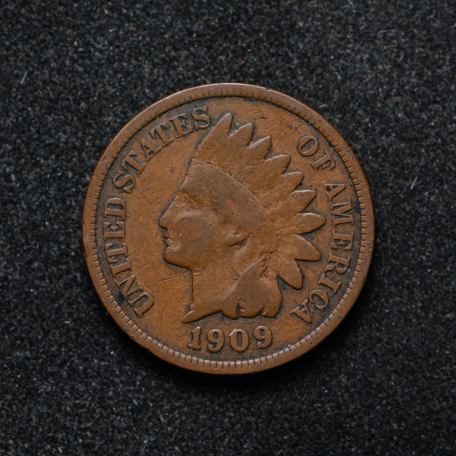 1909 Indian Head Cent (bb19248)