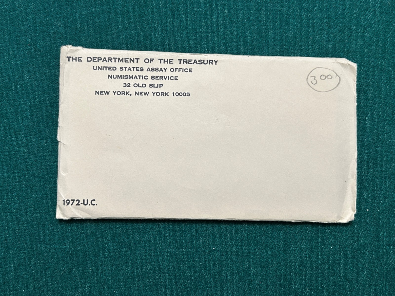 1972 US Mint Set - 10 Uncirculated Coin Set OGP - Free Shipping