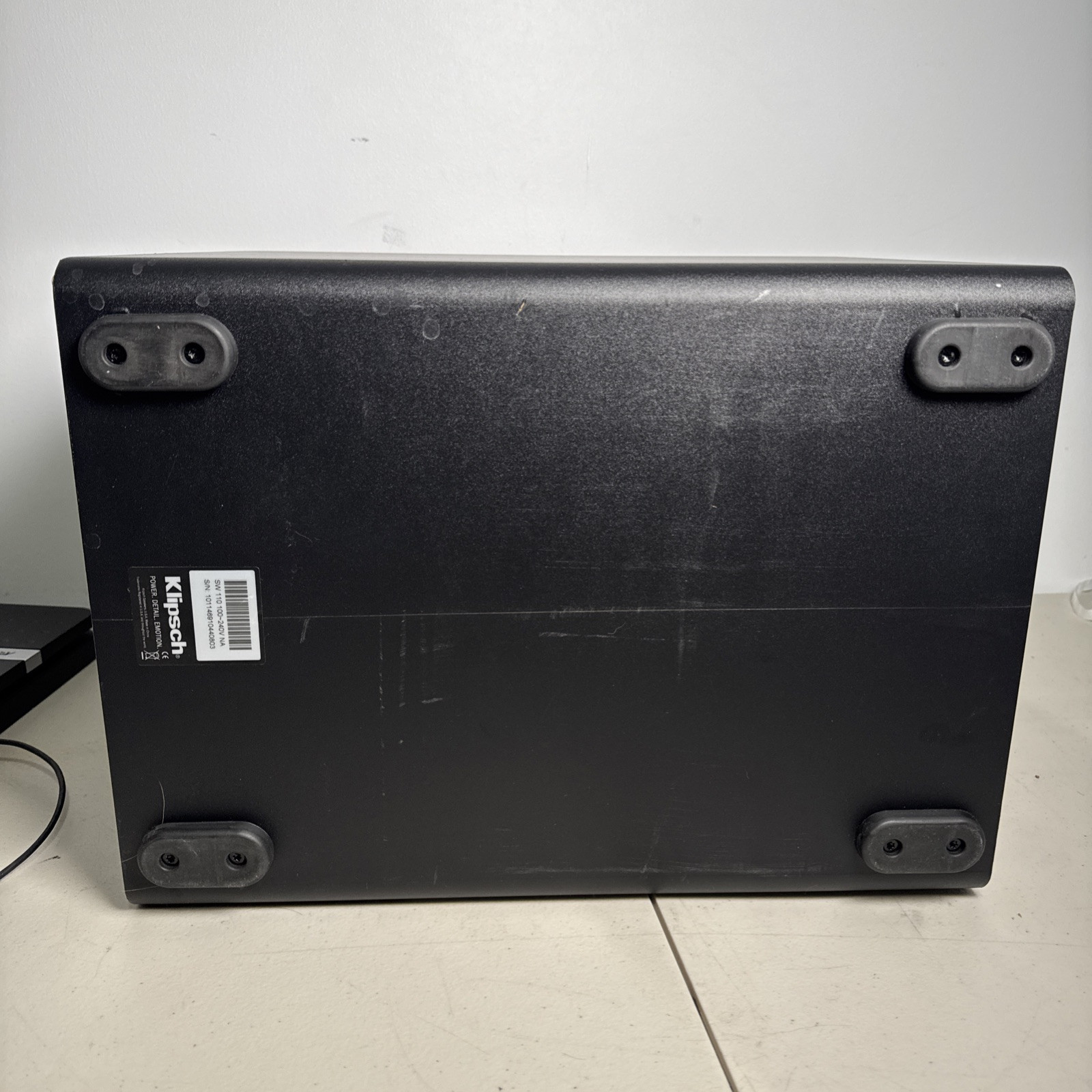 Klipsch SW-110 Subwoofer Box Only Original