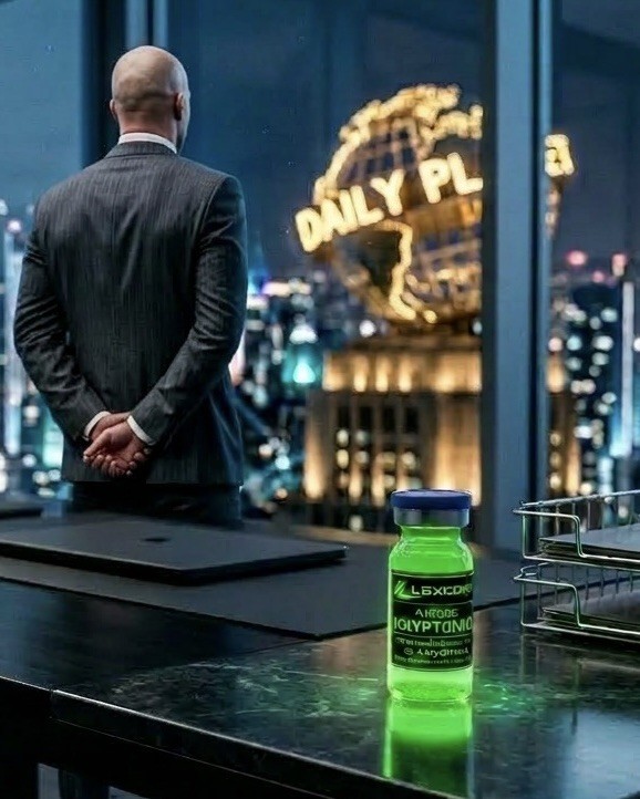Glowing Liquid Kryptonite 10ml Prop vial by LexCorp