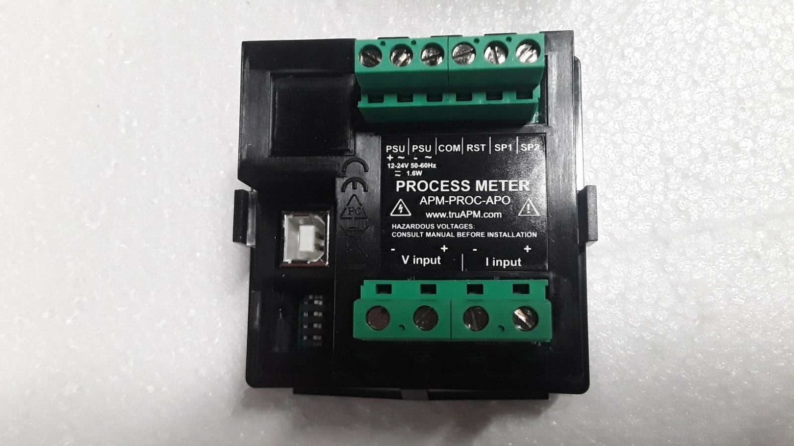 Trumeter APM-PROC-APO 4 Digit Panel Meter with Outputs Positive LCD New NIB